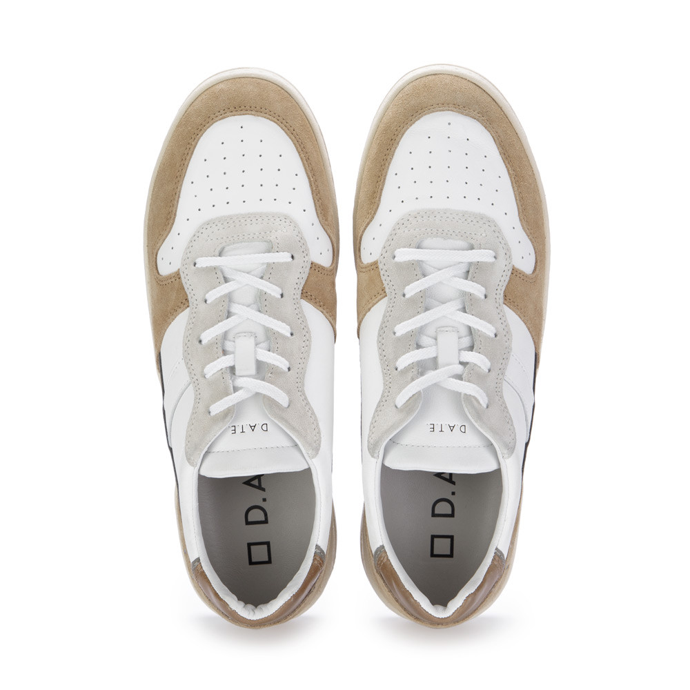Sneakers Uomo D.a.t.e. M371 Court Vintage Bianco derna