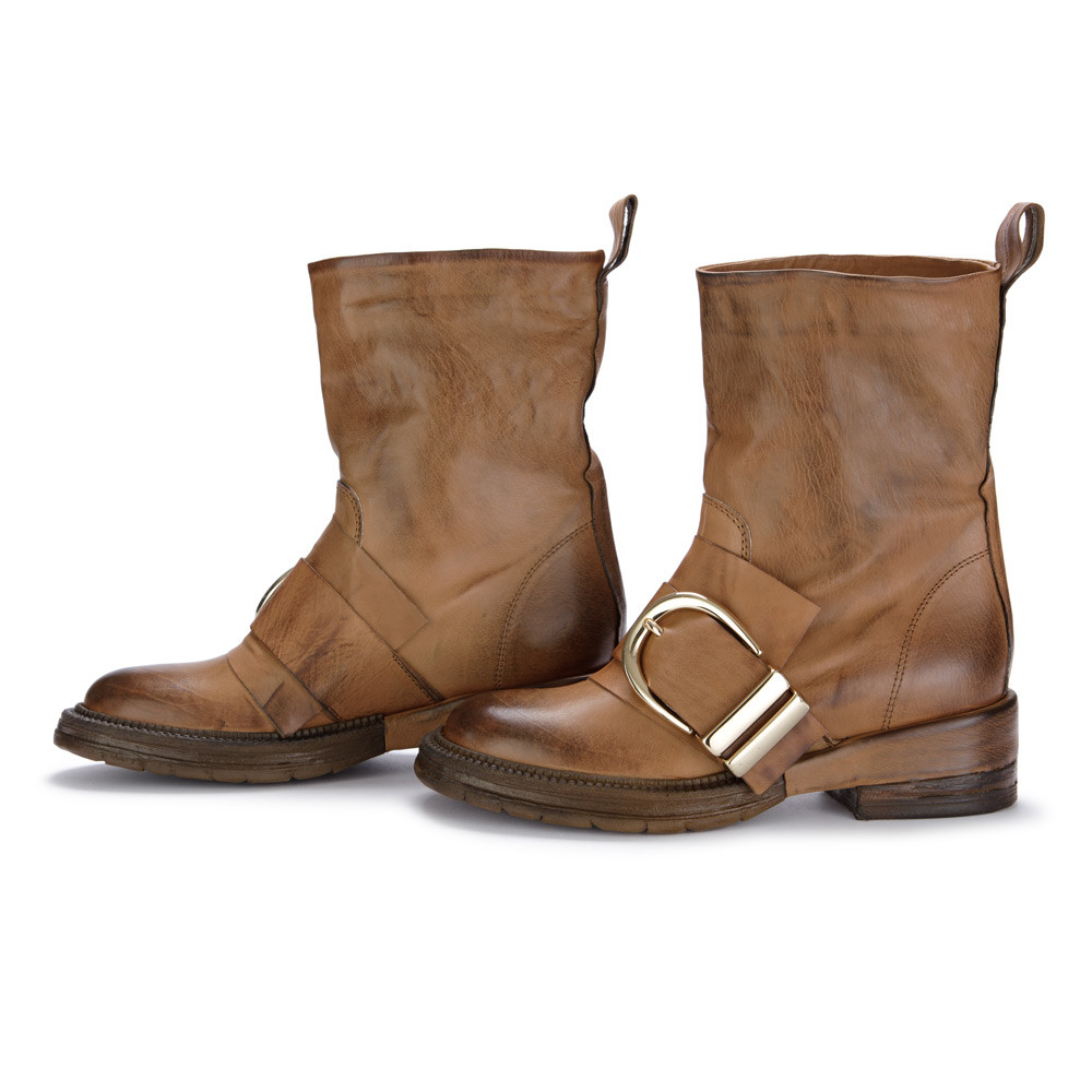 ショートブーツ・ブーティ SCAROSSO Stefania Marrone Scamosciata (STEFANIABOOTBROSUED) Stefania Marrone Scamosciata Stivali da Donna | Scarosso®