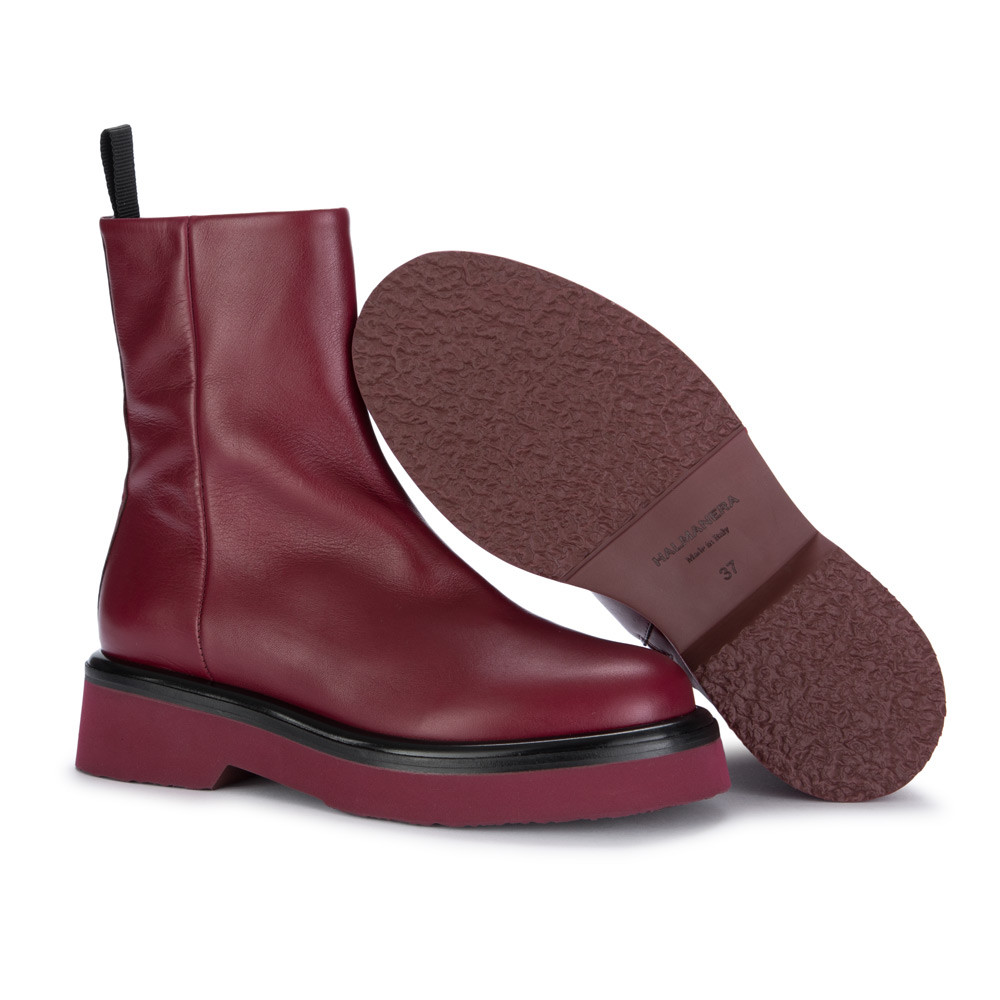 Stivali Donna Halmanera Sara04 Old Mulberry Bordeaux derna