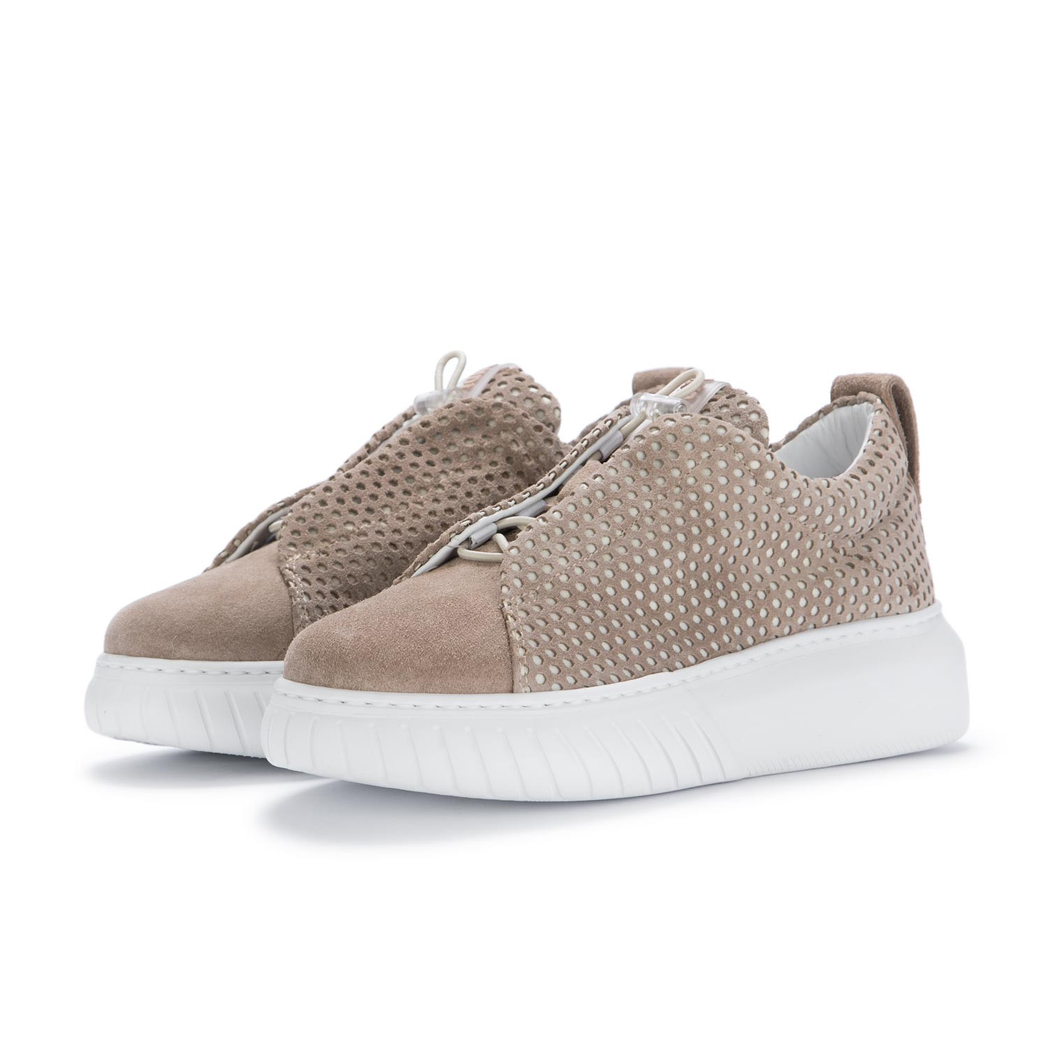Women s Sneakers Andiafora Libi Esa Beige Made in Italy on derna