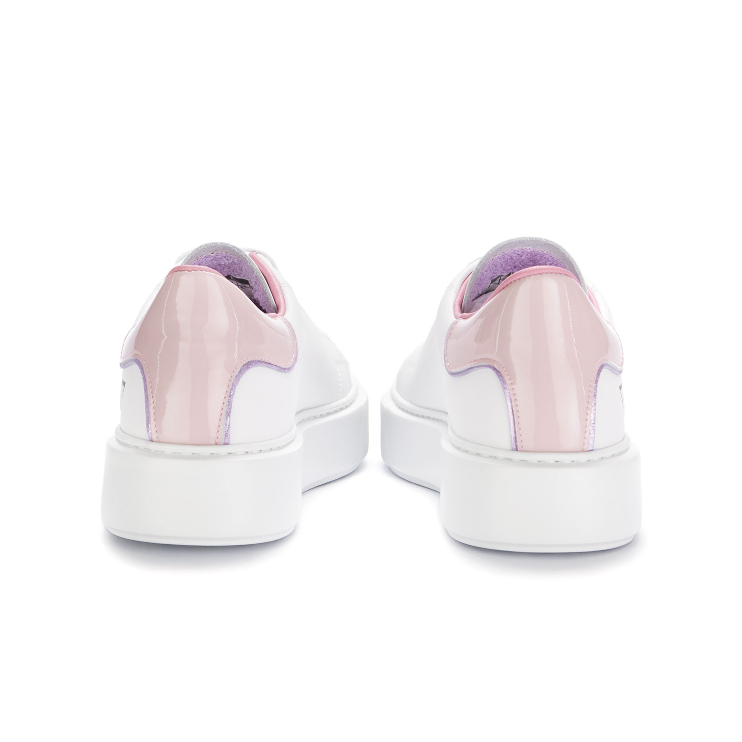 Women s Sneakers D.A.T.E. Sfera Patent White Pink Shop on derna