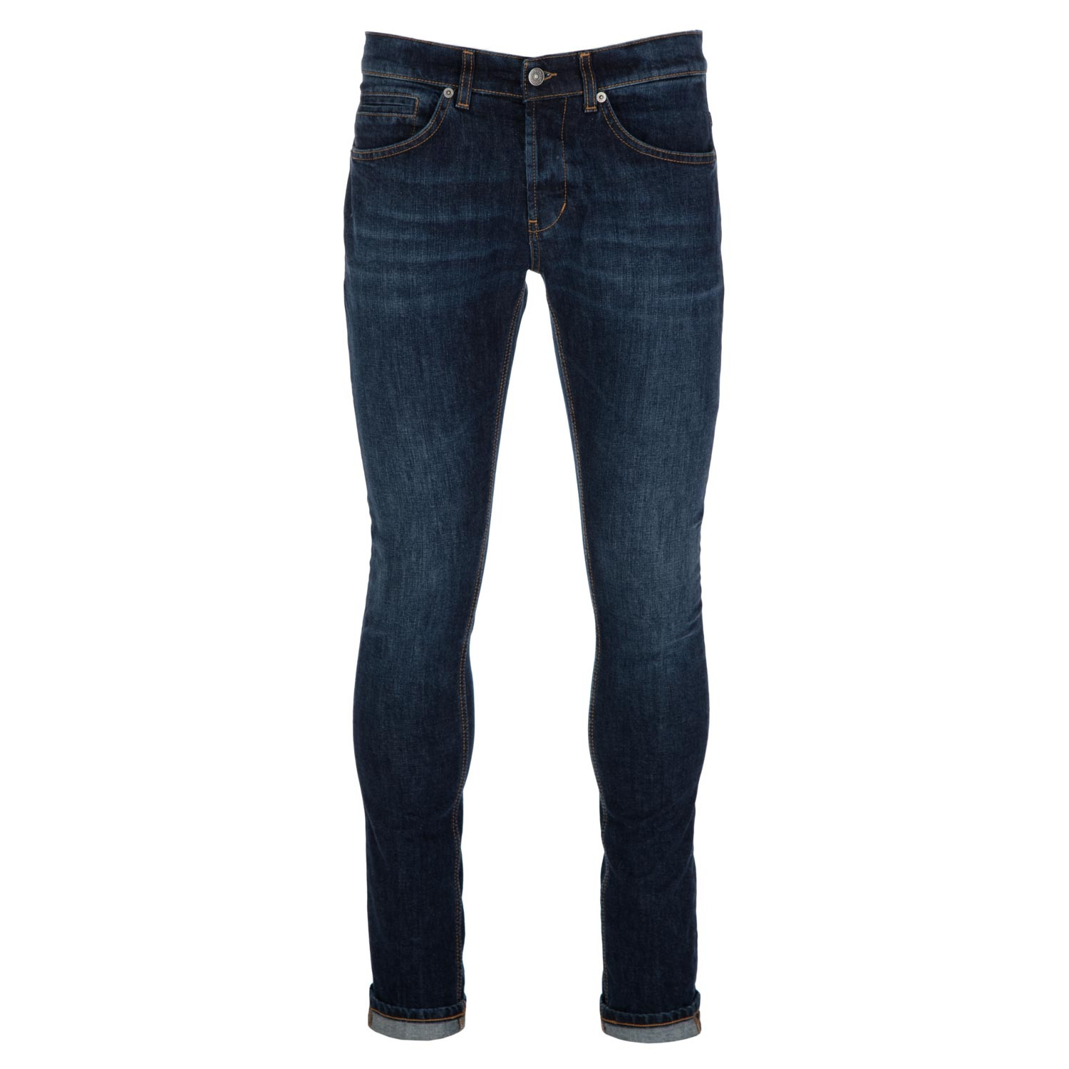 Jeans Uomo Dondup George Skinny Stretch Blu Scuro Compra su derna