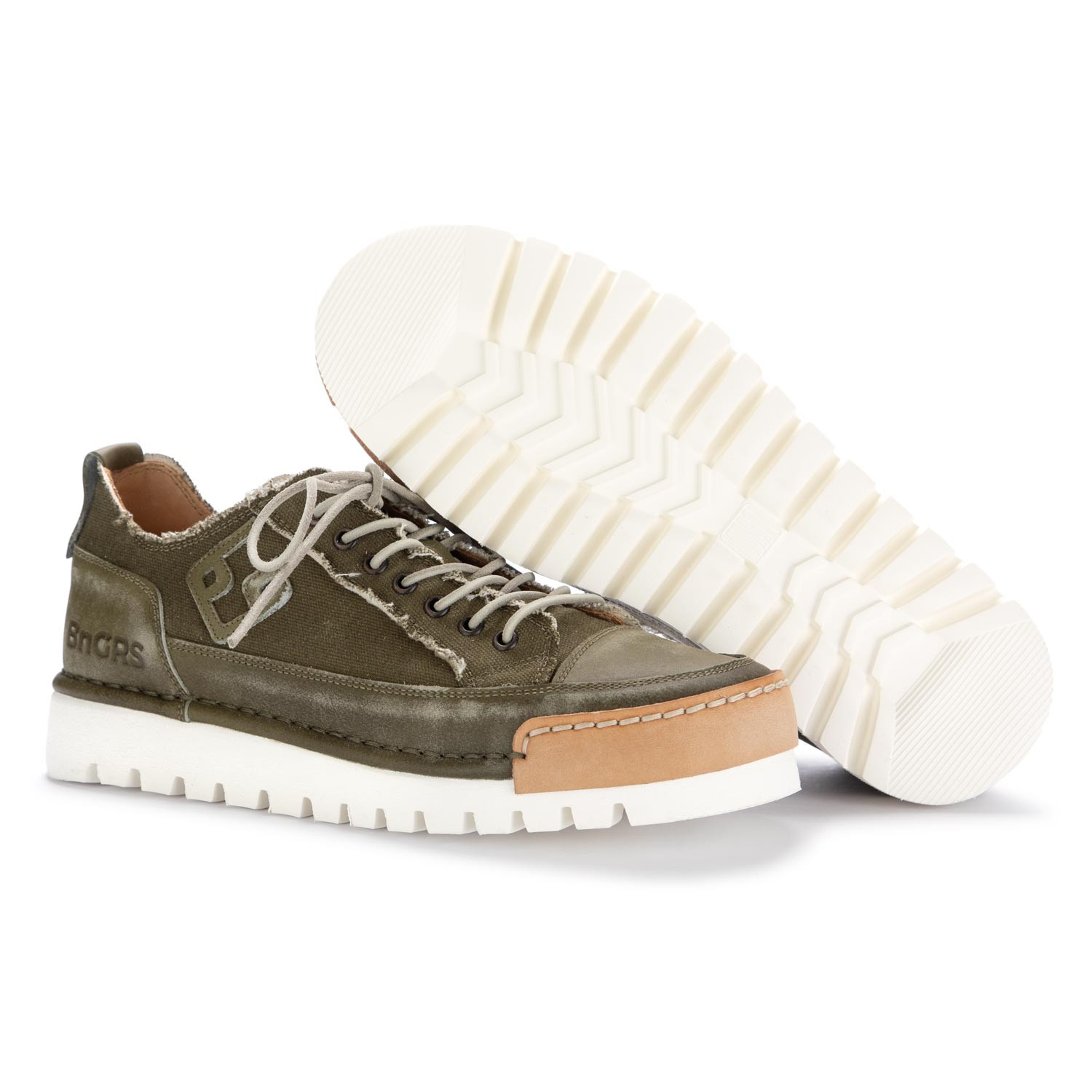 Sneakers Uomo BnG Real Shoes La Militare Canvas | Compra su Derna.it