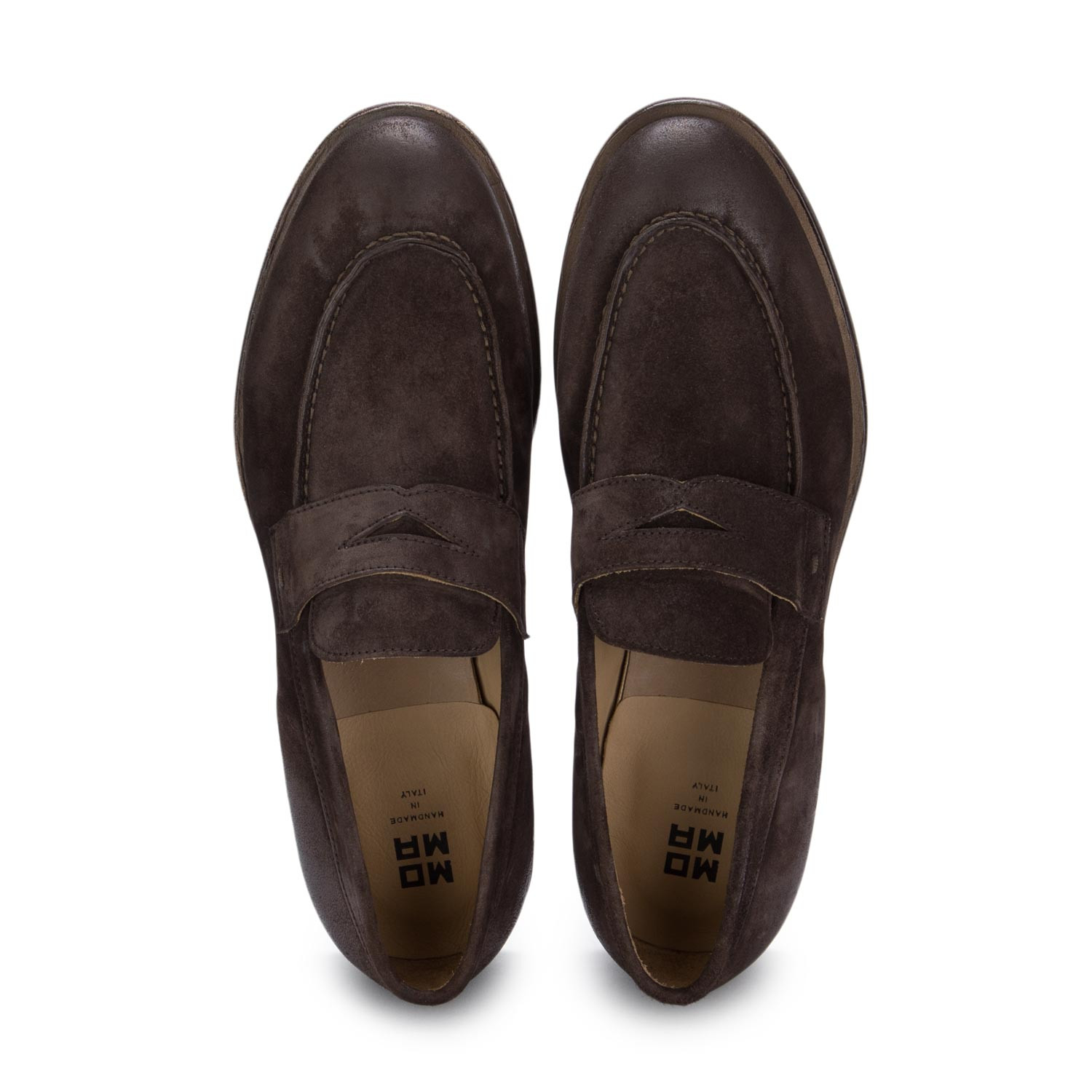 Mocassini uomo marroni pelle top