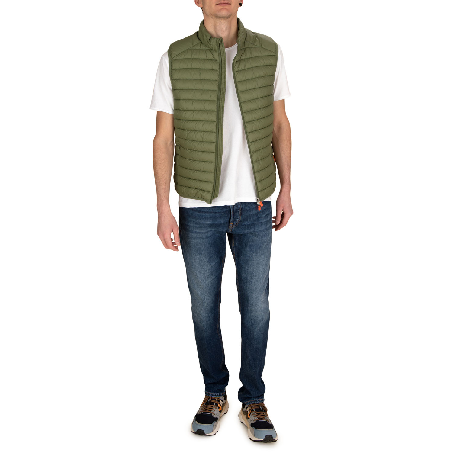 Men s Vest Save The Duck Giga Amadeus Green Shop at derna