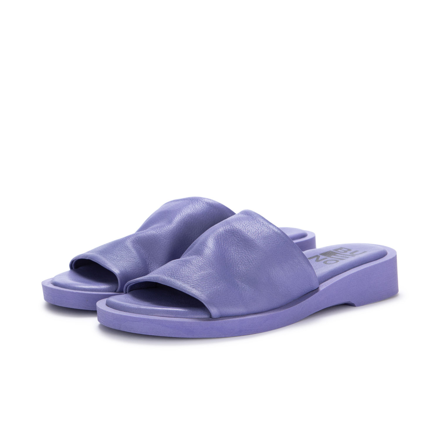 Purple best sale leather sandals