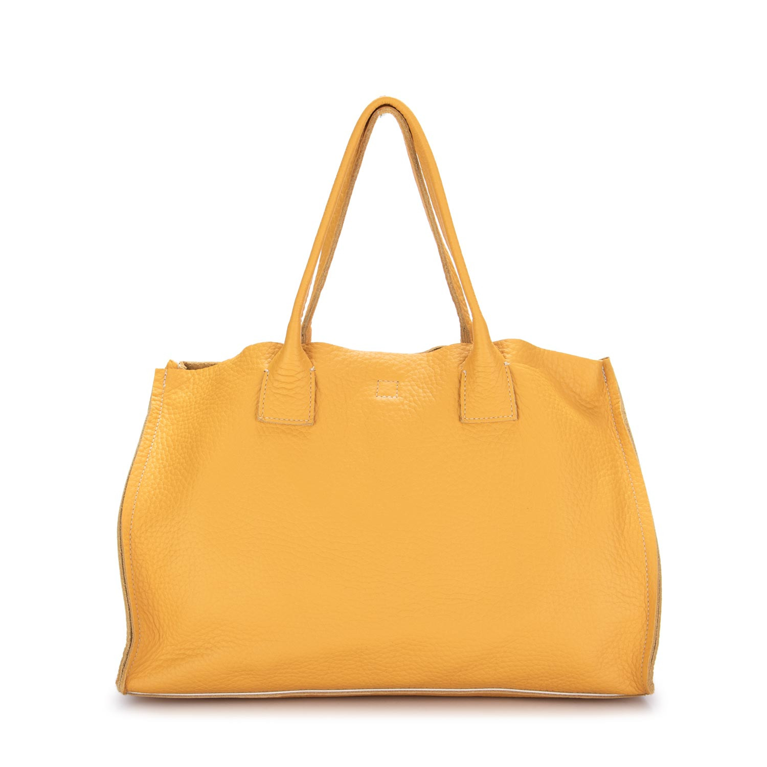 Borsa a Mano da Donna Bagghy Pelle Giallo Senape Compra su derna