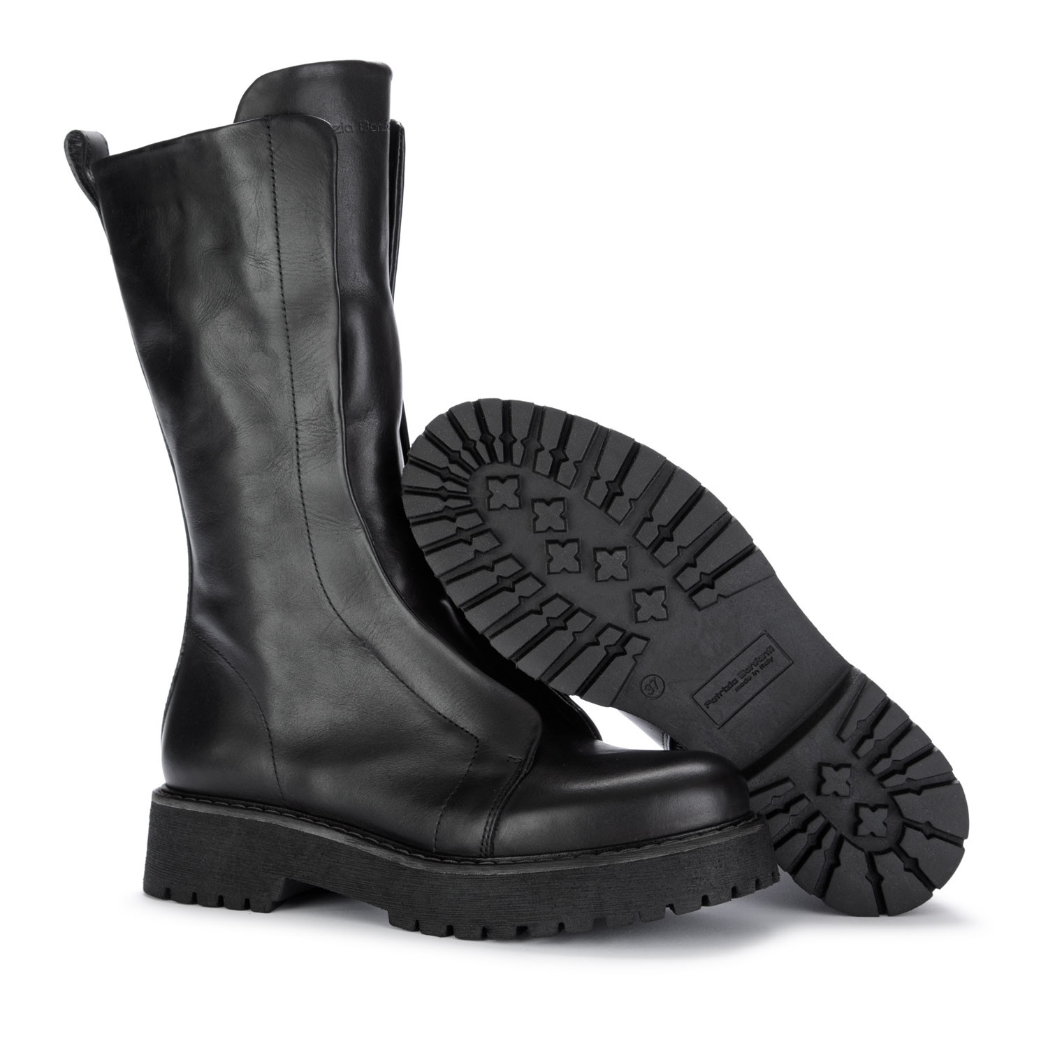 Women s Boots Patrizia Bonfanti Kuni High Leather Black derna