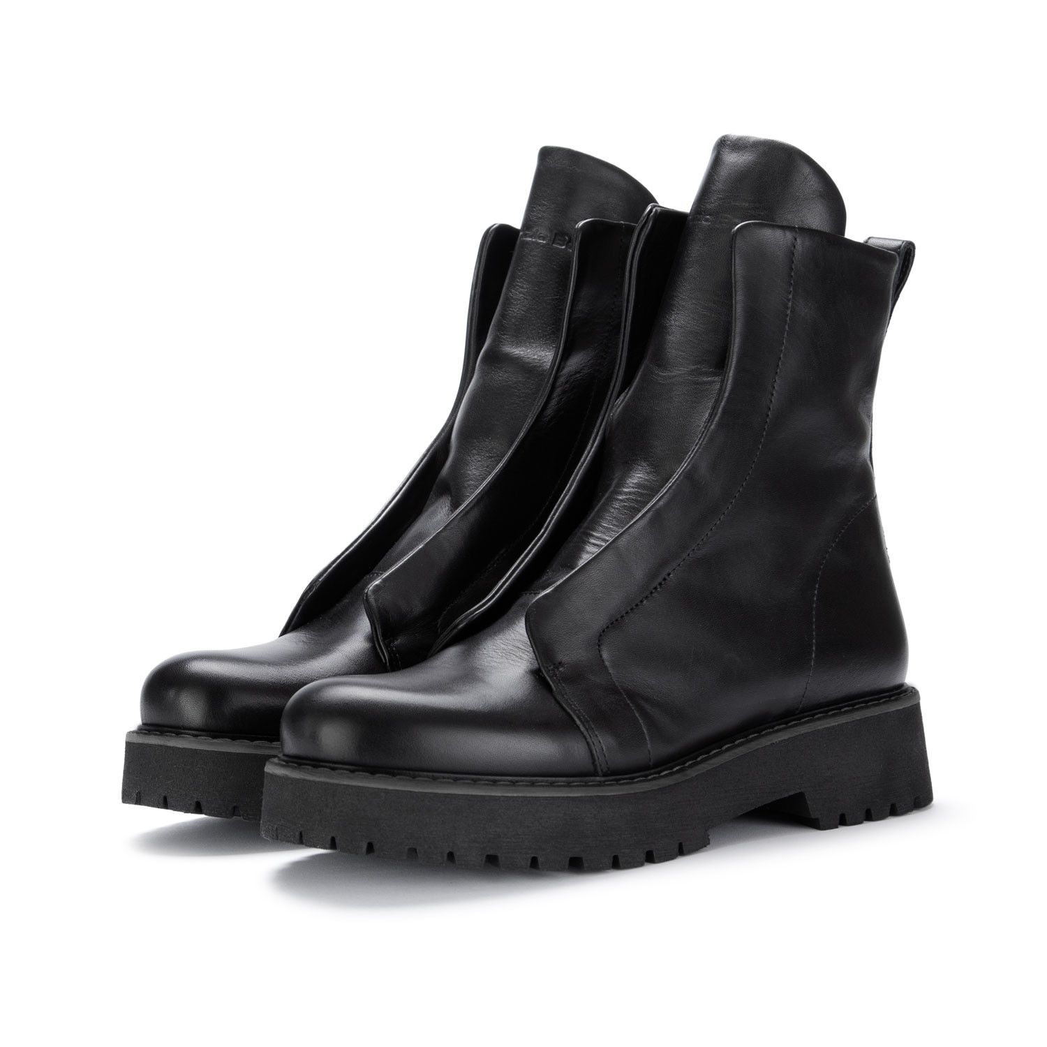 Women s Ankle Boots Patrizia Bonfanti Kuni Leather Black derna