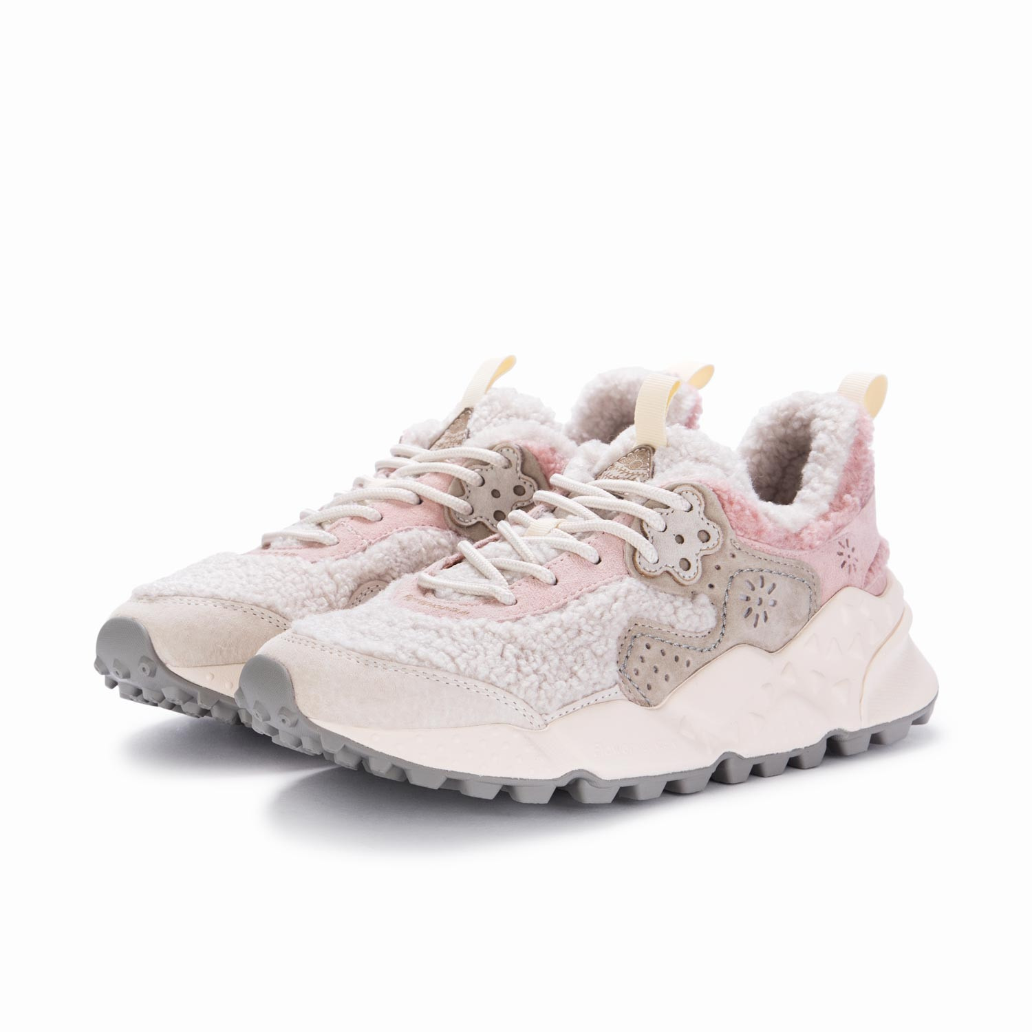 Women s Sneakers Flower Mountain Kotetsu Off White Pink derna