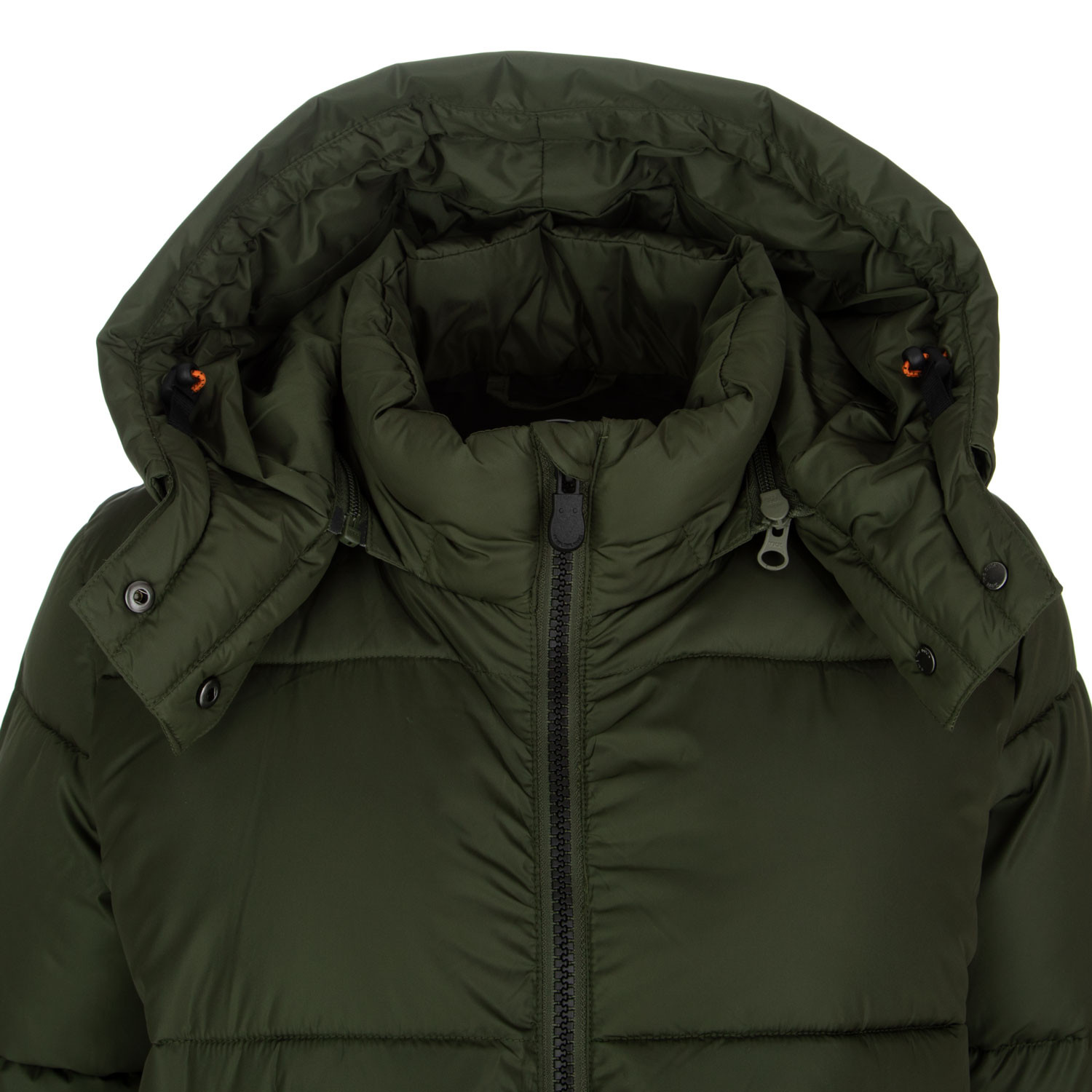 Down coat clearance green