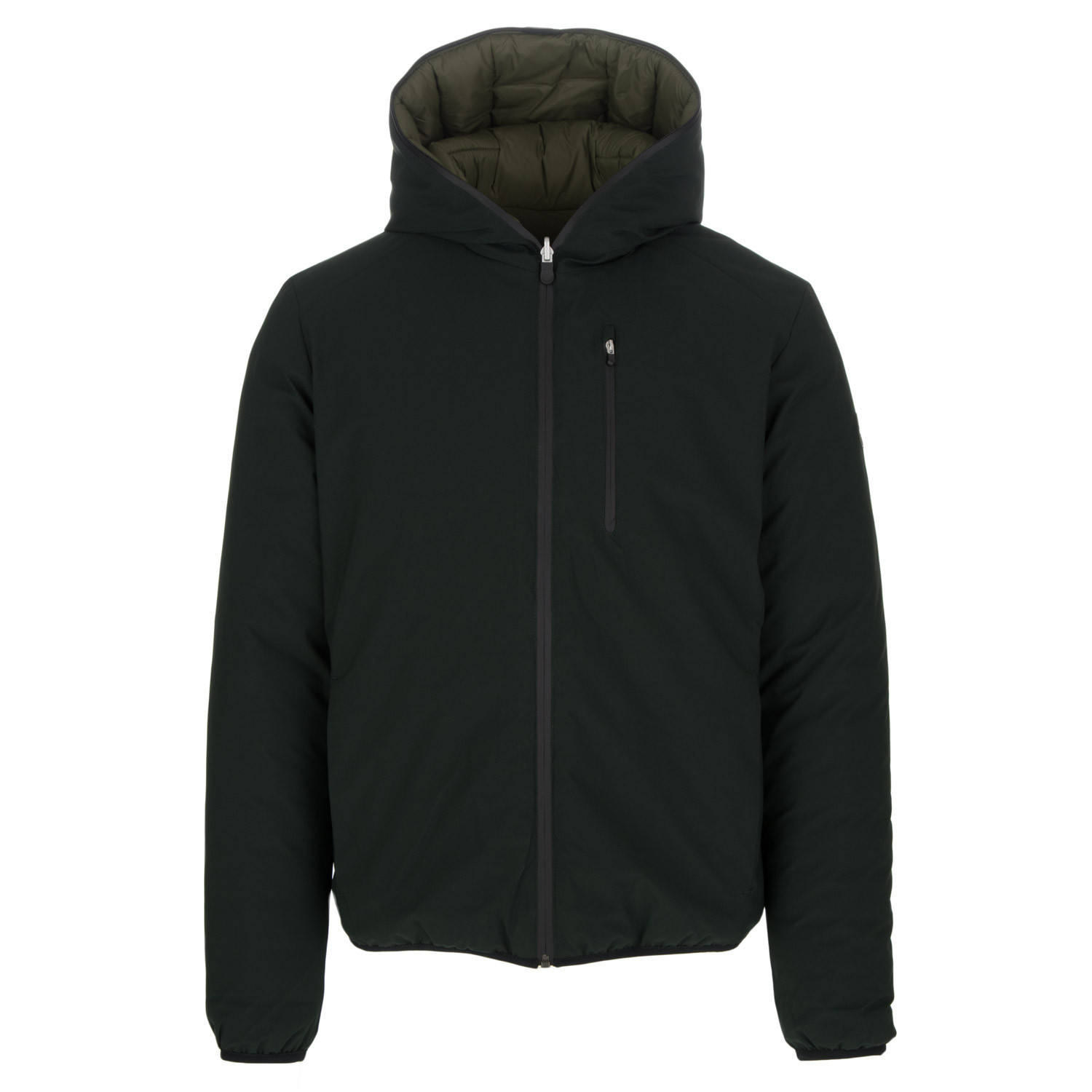 Men s Reversible Down Jacket Save The Duck Matt17 Ezra Green derna