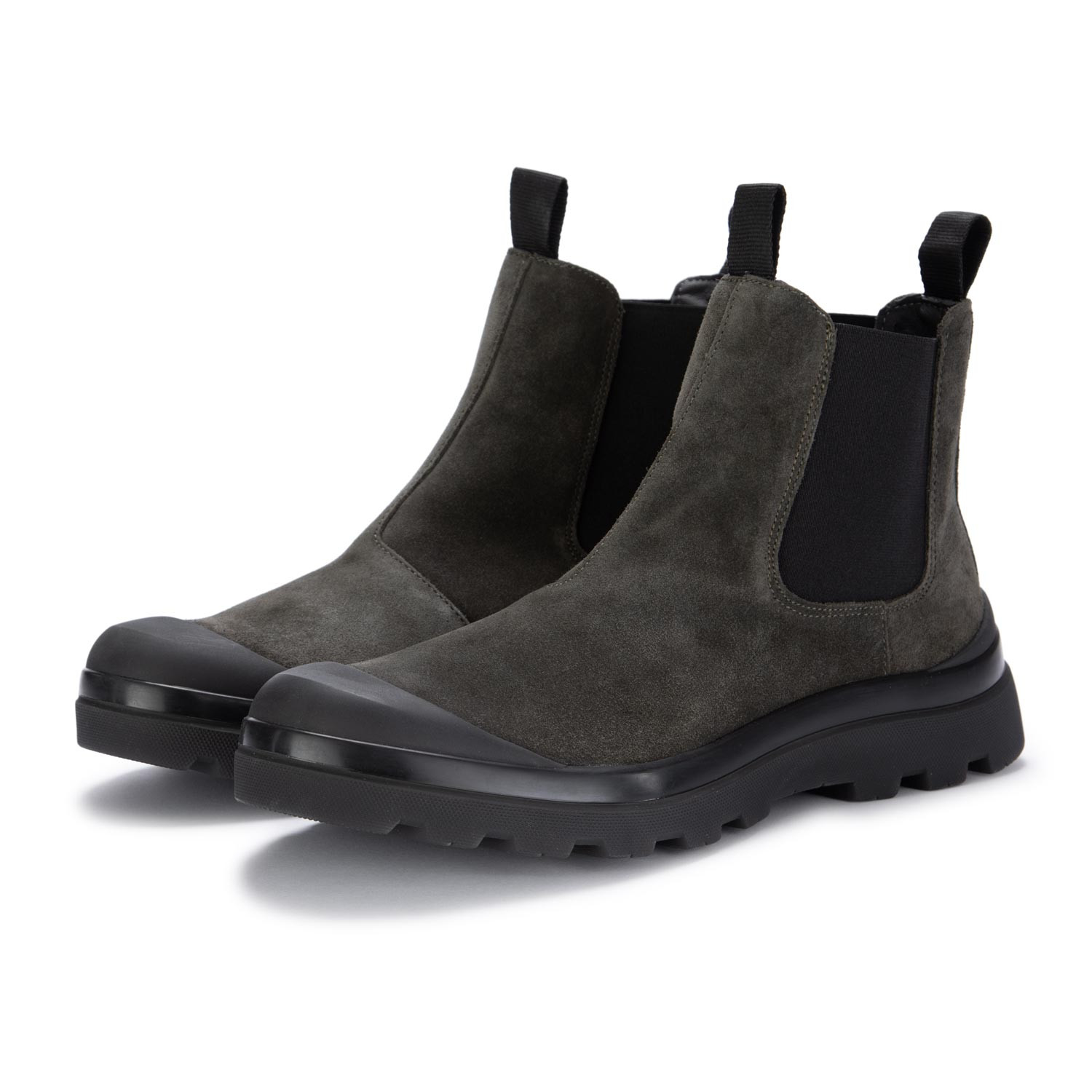 Stivaletti Chelsea da Uomo Panchic Camoscio Grigio Scuro derna