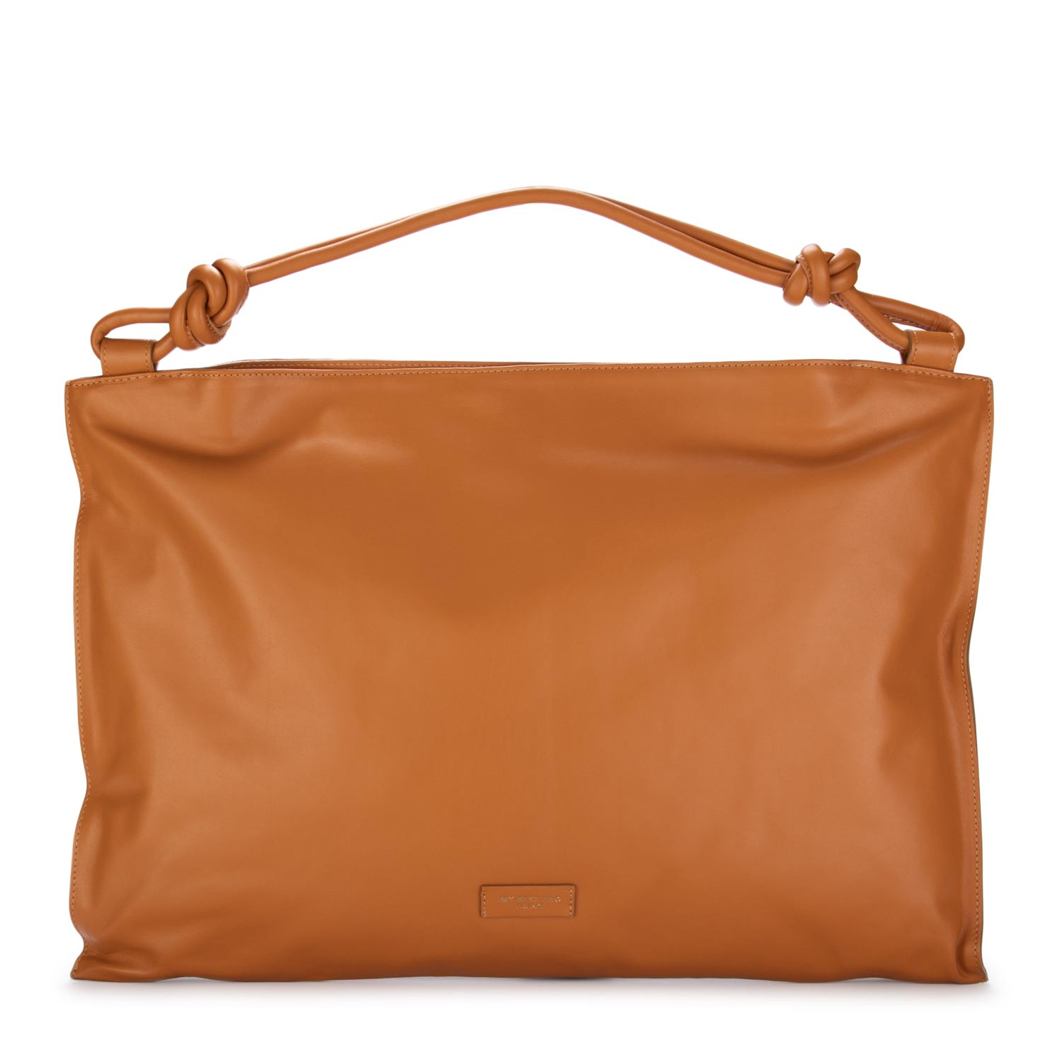 My Best Bag Damen Schultertasche Yoko Leder Orange derna