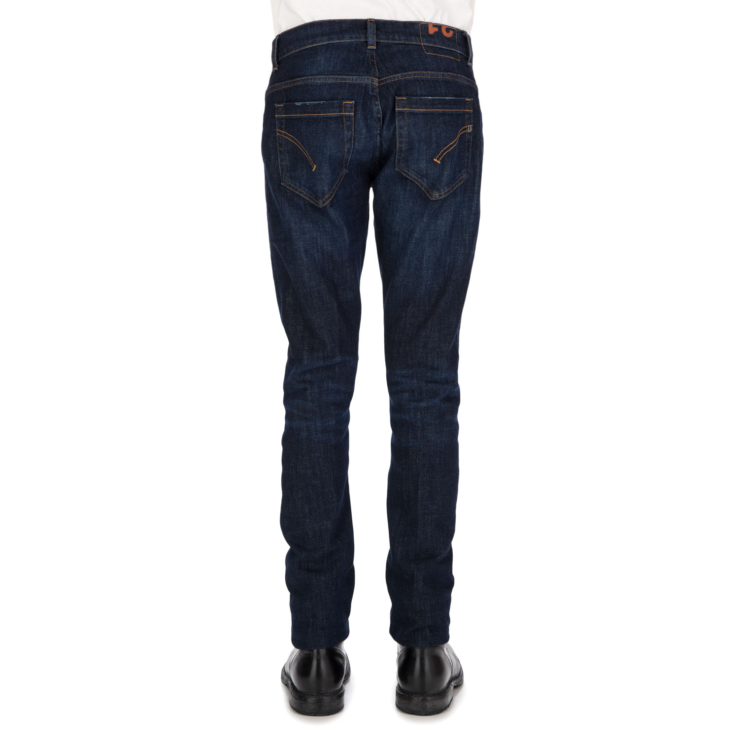 Jeans da Uomo Dondup George Skinny Fit Blu Scuro derna
