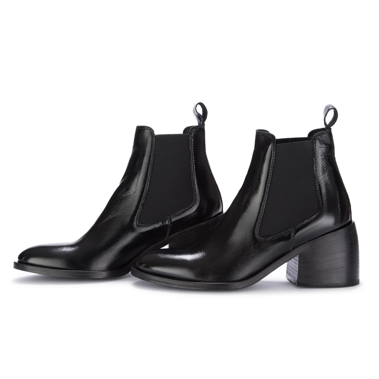 Patent chelsea outlet boots womens