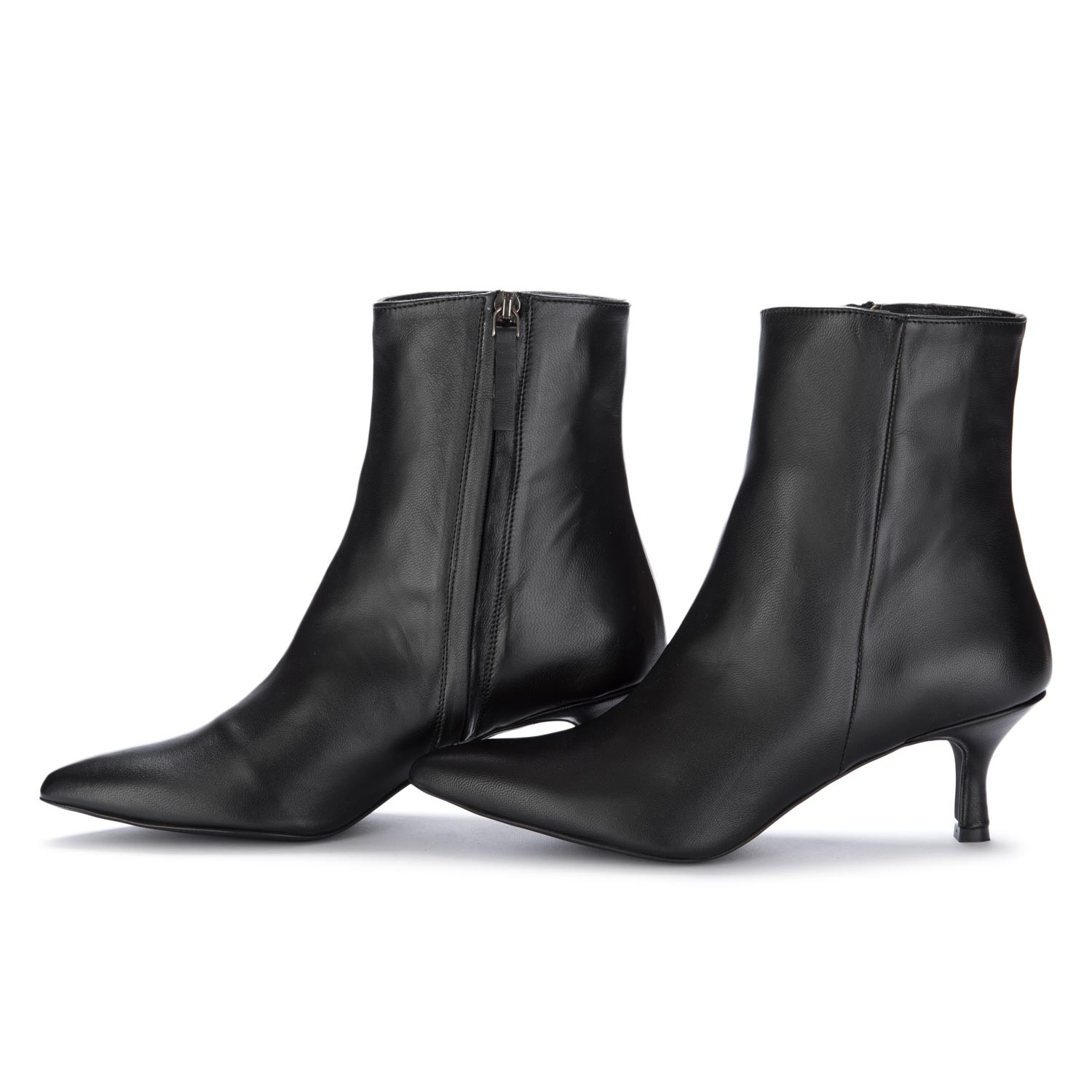Women s Ankle Boots Positano in Love Ilenia Leather Black derna
