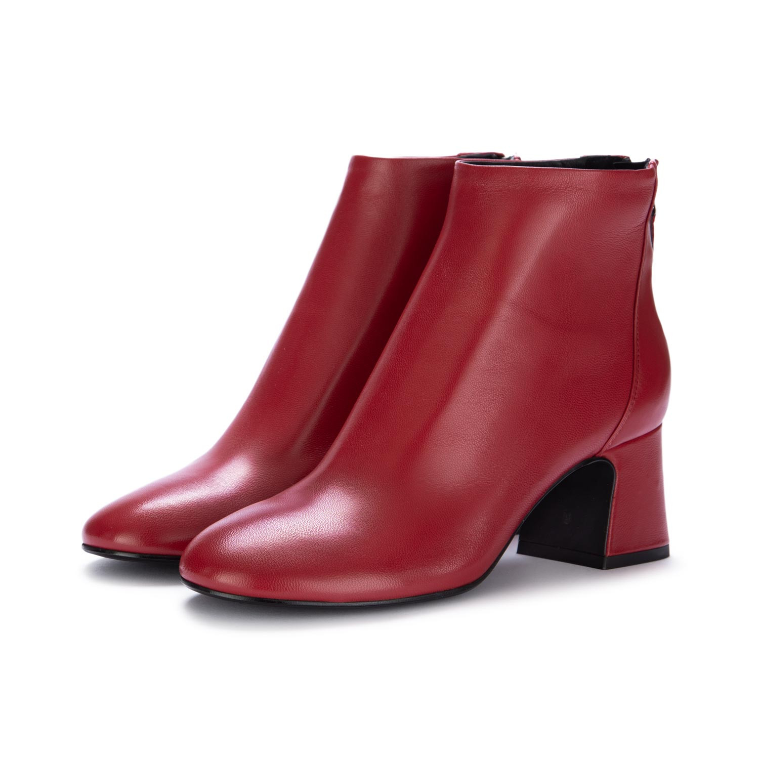 Buy WORK FIX RED ANKLE BOOTS for Women Online in India