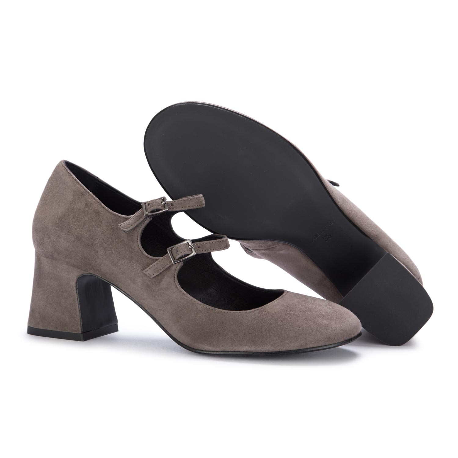 Scarpe deals tacco grigie
