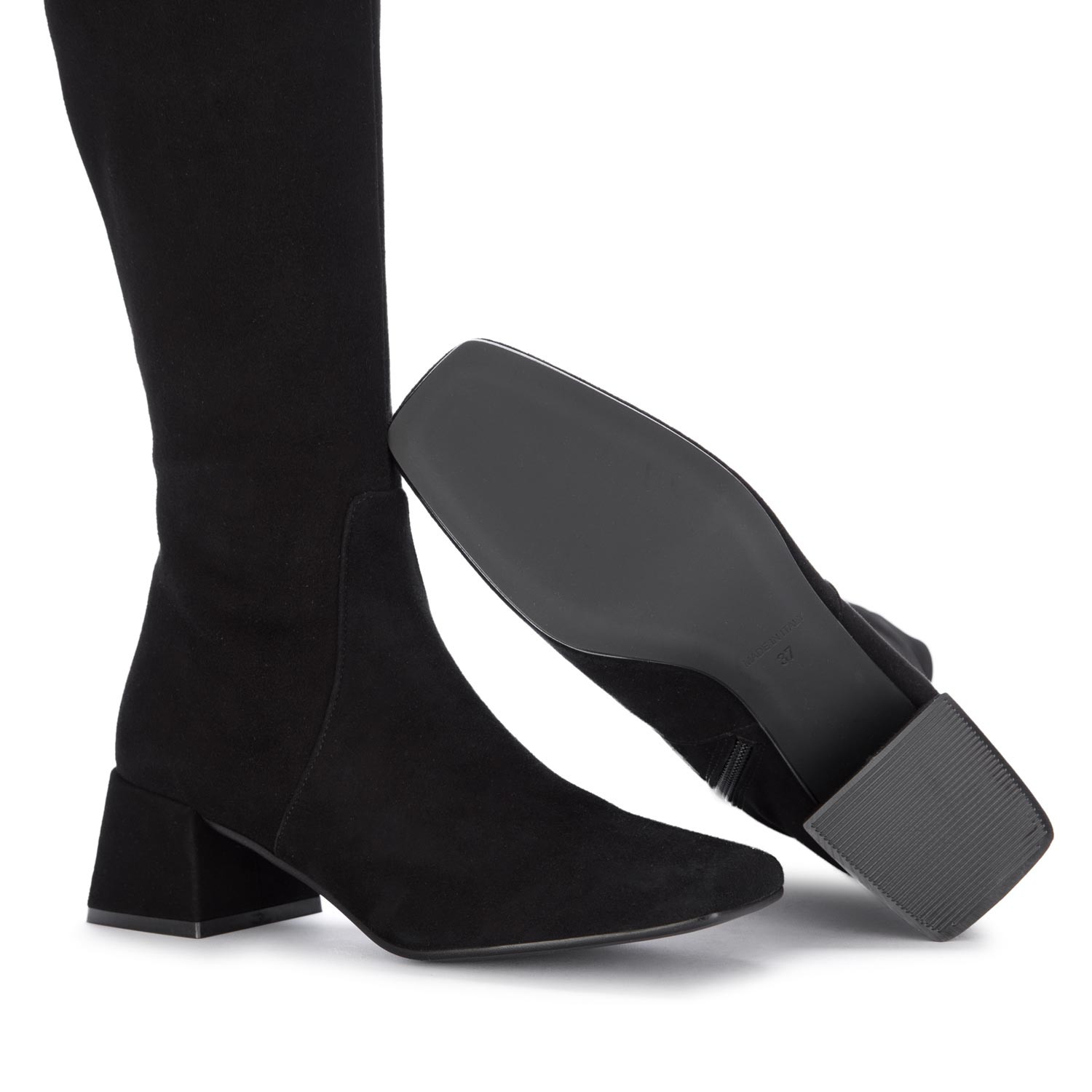 Stivali in hotsell camoscio nero