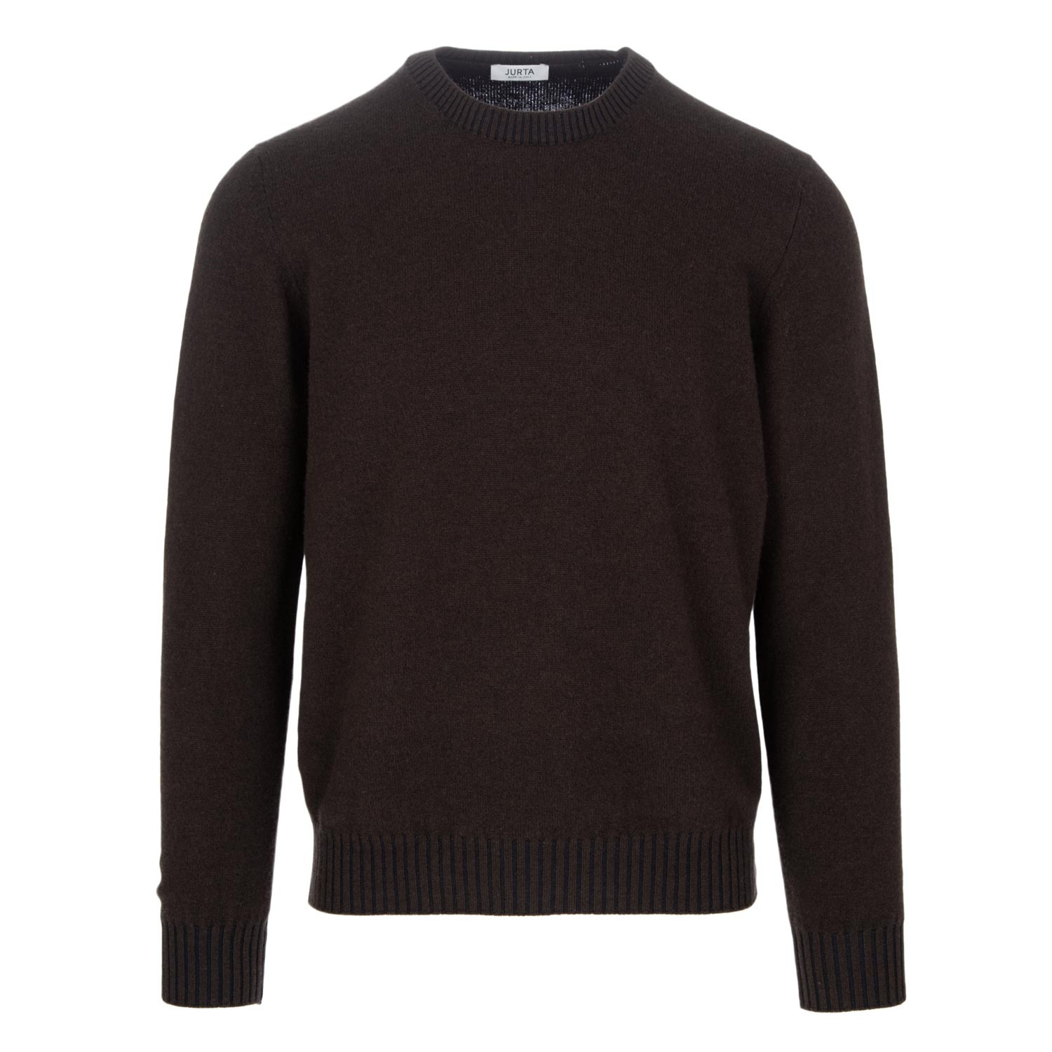 Maglione da Uomo Jurta Gova Lana Merino Marrone Scuro derna