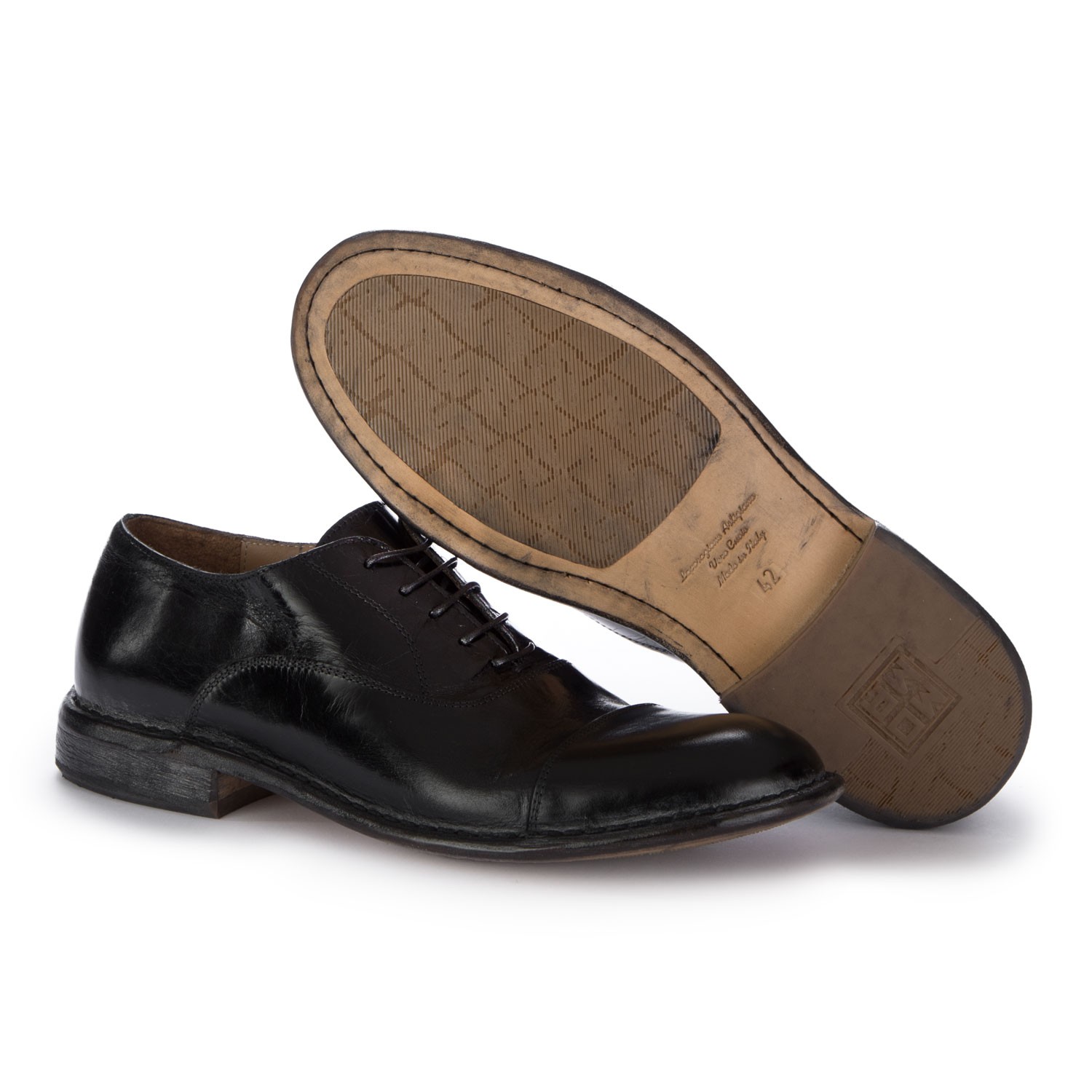 Men s Lace Up Shoes Moma Appalosa Black Shop at Derna