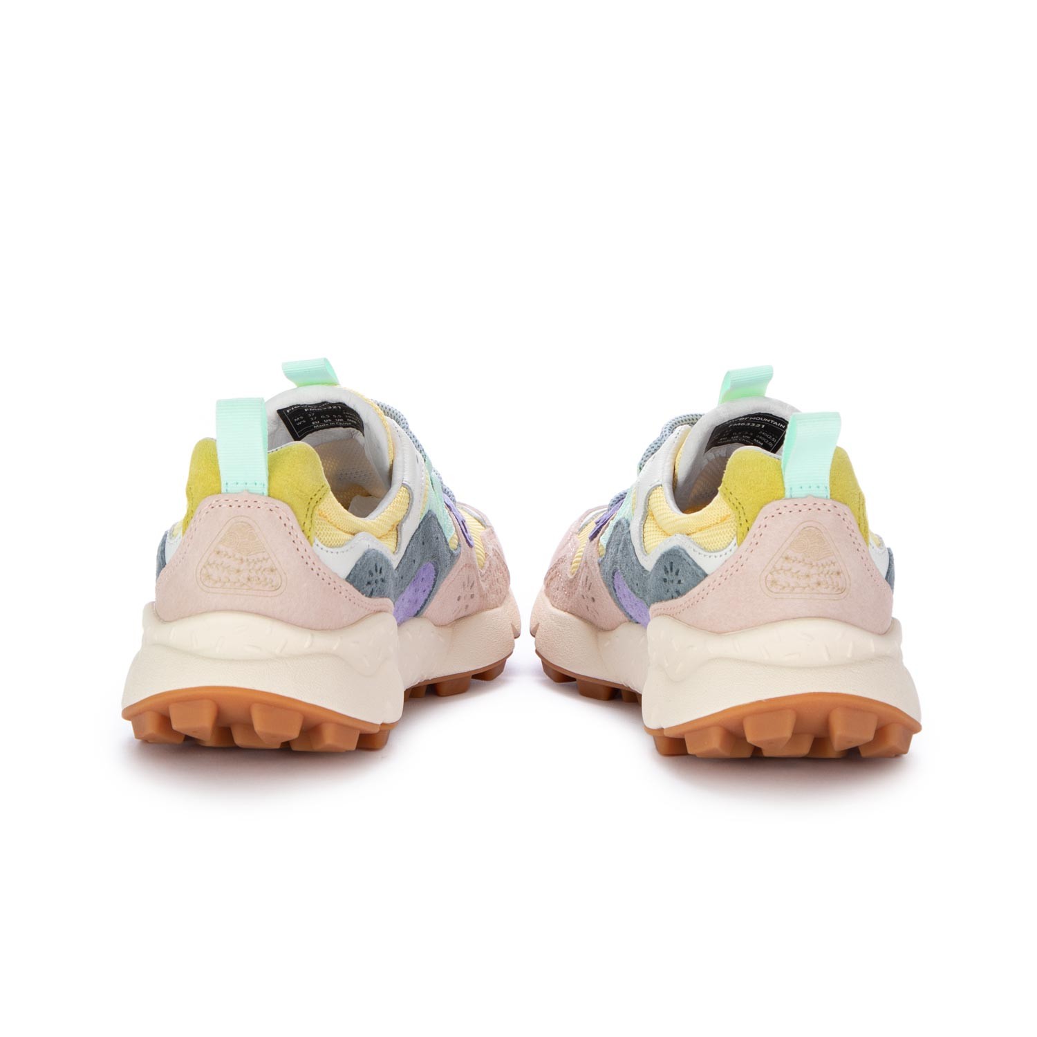 Women's Sneakers Flower Mountain Yamano 3 Yellow Pink | Derna.it