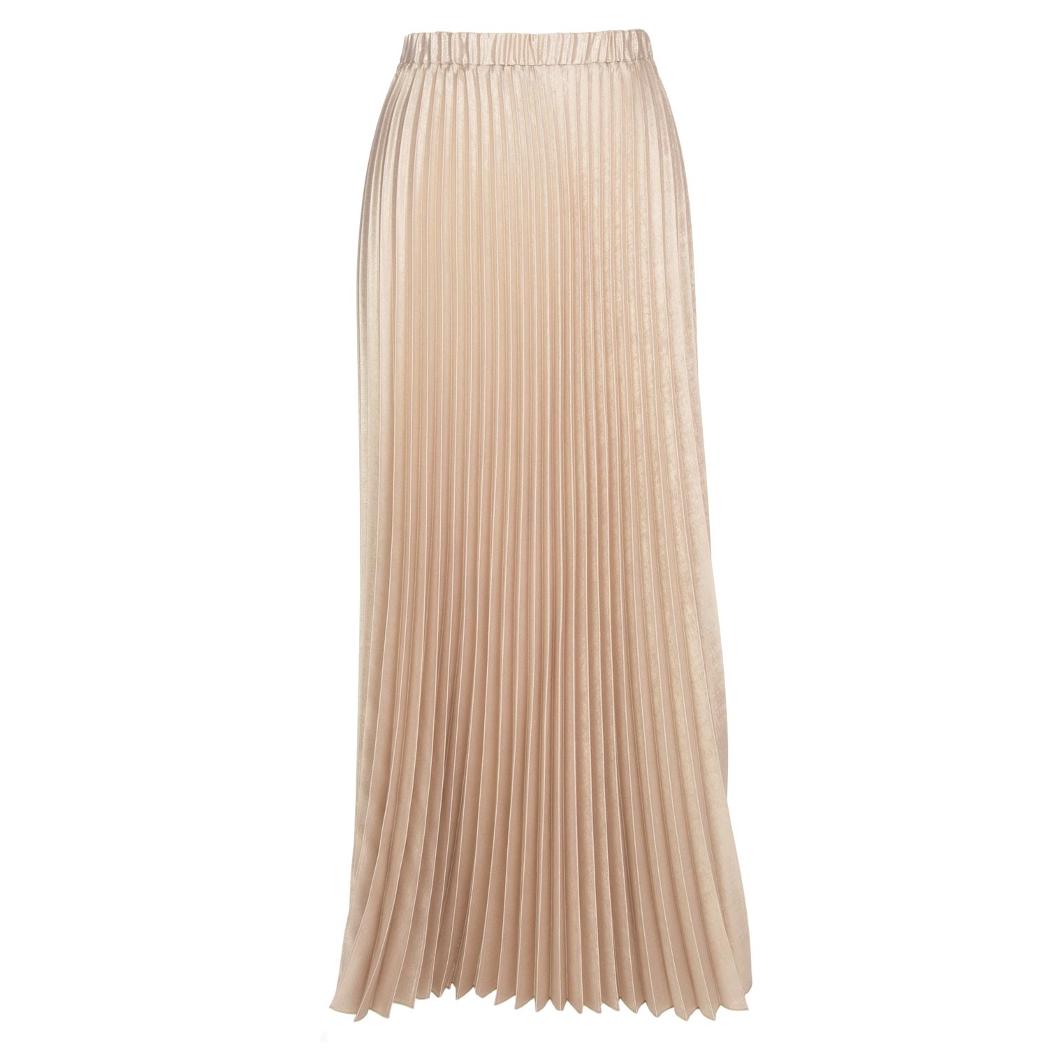 Women's Skirt Kartika Midi Pleated Beige | Shop at Derna.it