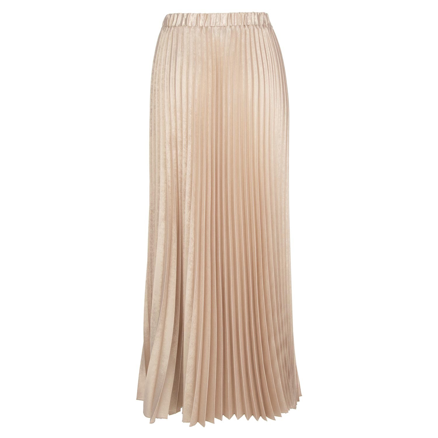 Women's Skirt Kartika Midi Pleated Beige | Shop at Derna.it
