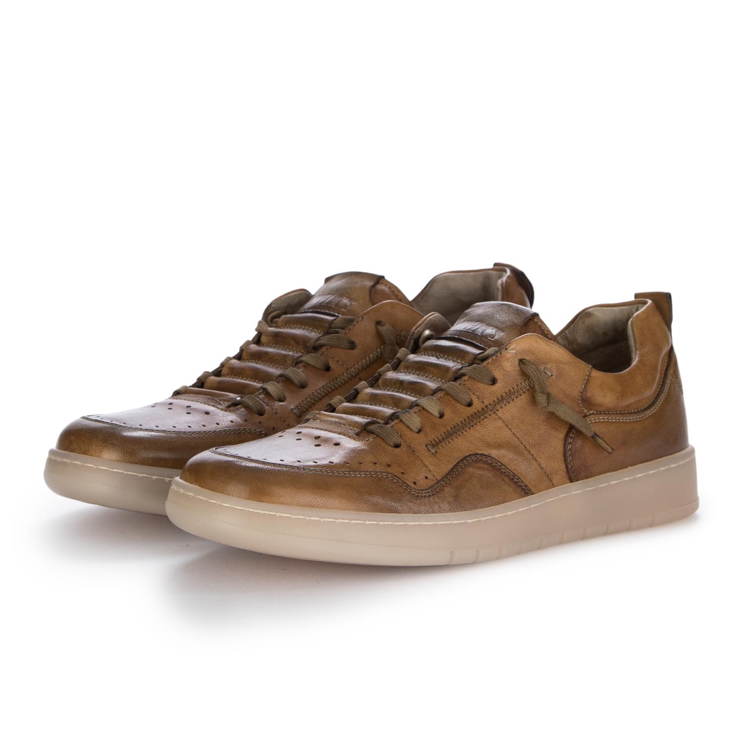 Sneakers da Donna Pawelk s Crust Cuoio Marrone Compra su Derna