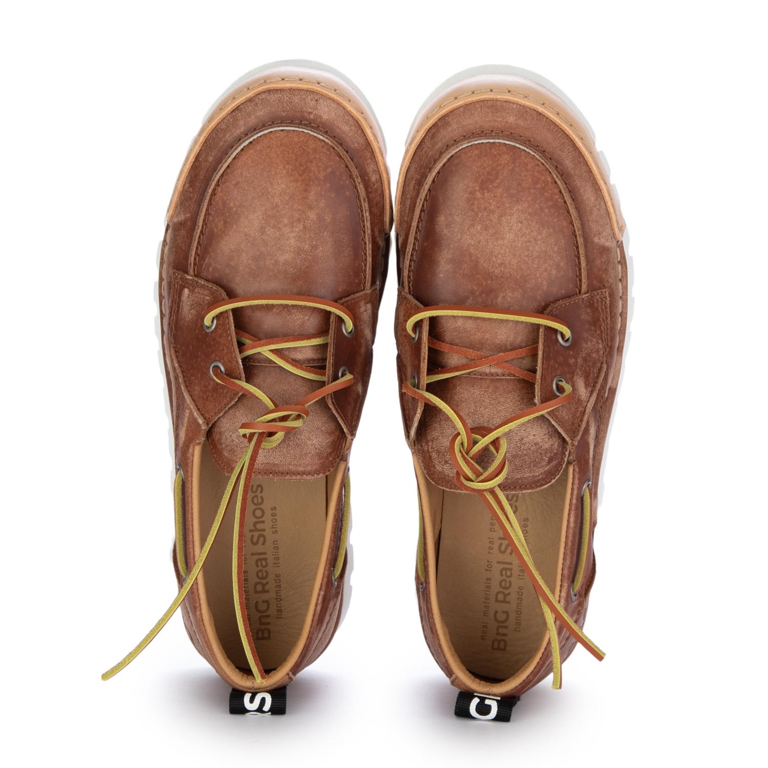 Men s Flat Shoes Bng Real Shoes La Nautica Brown Shop at Derna