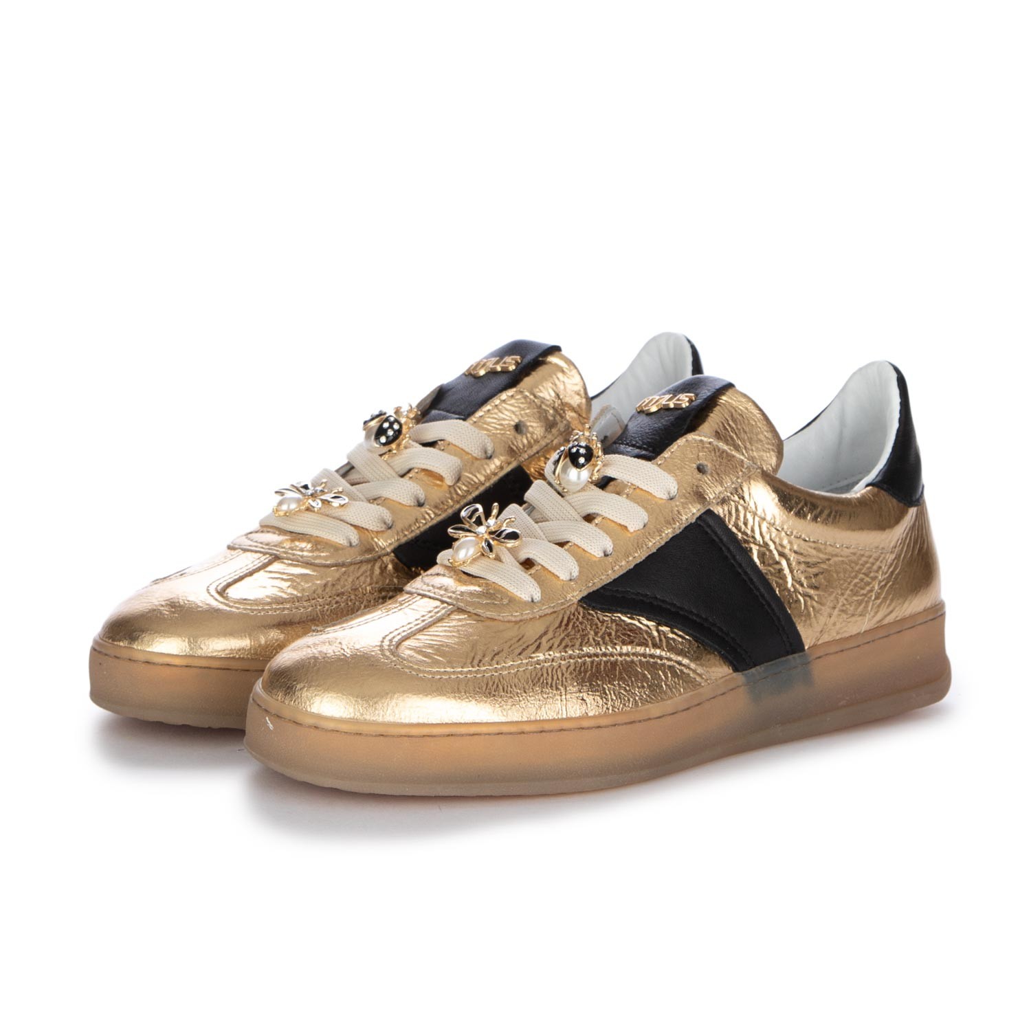 Sneakers da Donna Mjus Gigliola Oro Nero Compra su Derna