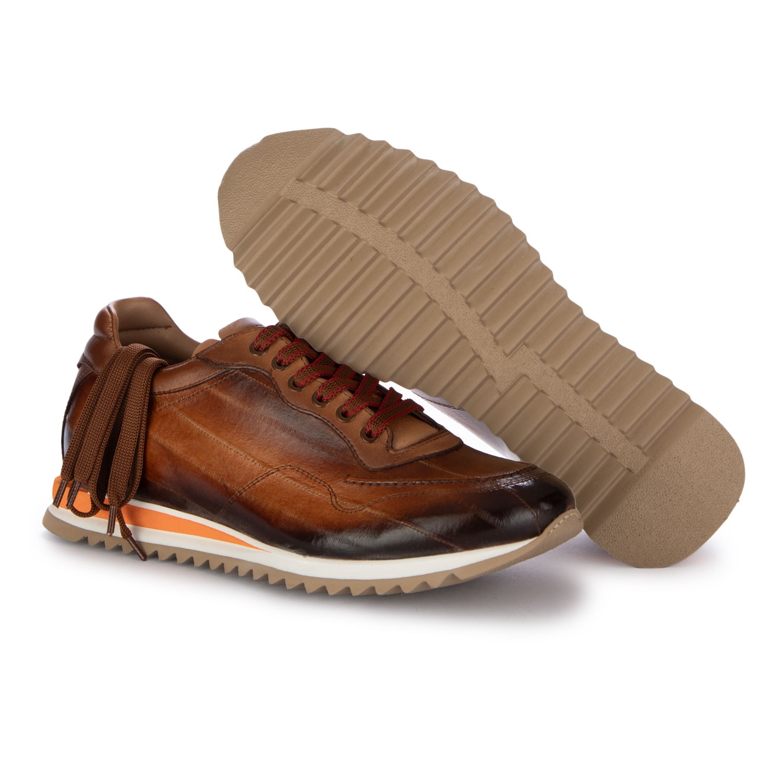 Scarpe Allacciate da Uomo Lorenzi Anguilla Marrone Acquista su Derna