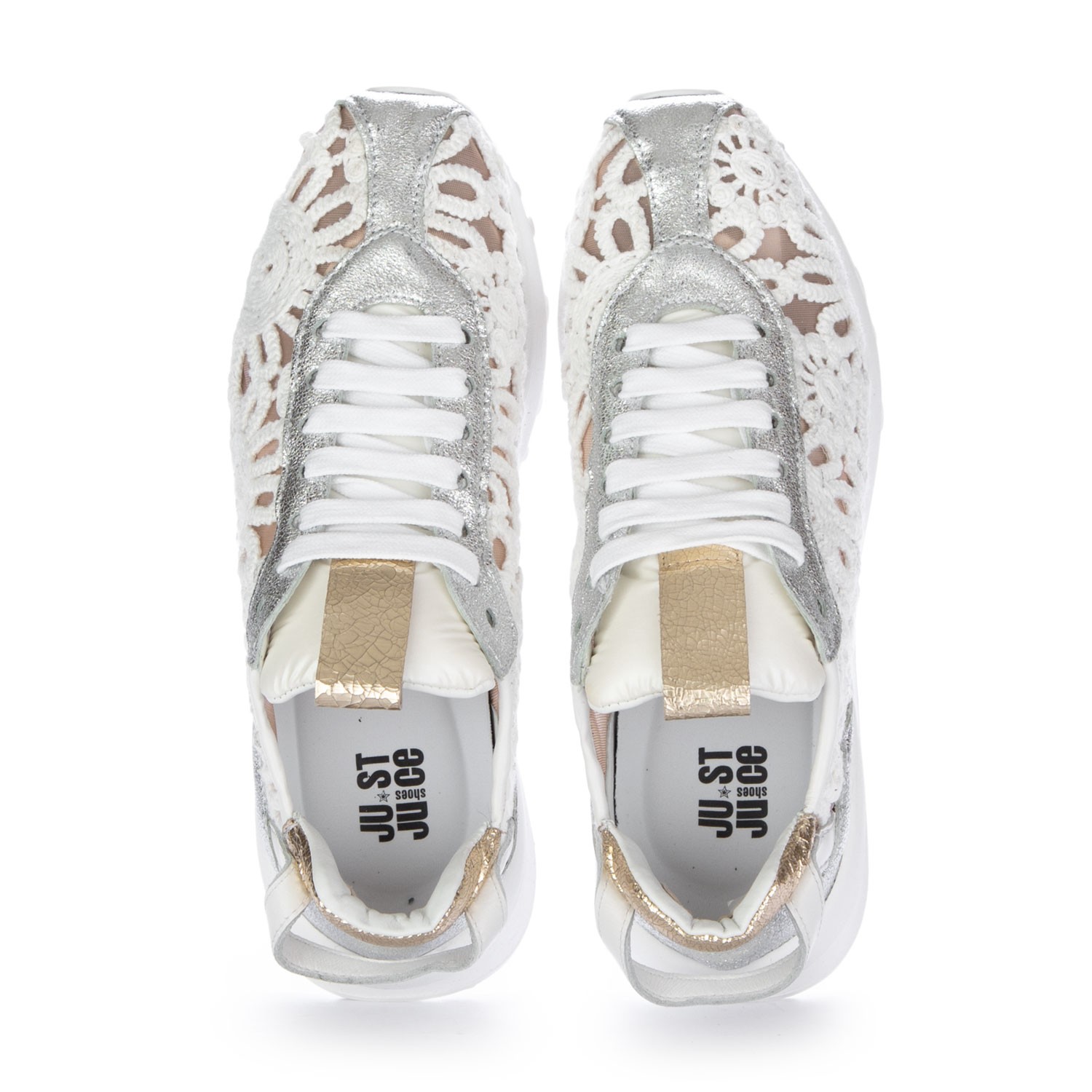 Sneakers pizzo bianco hotsell