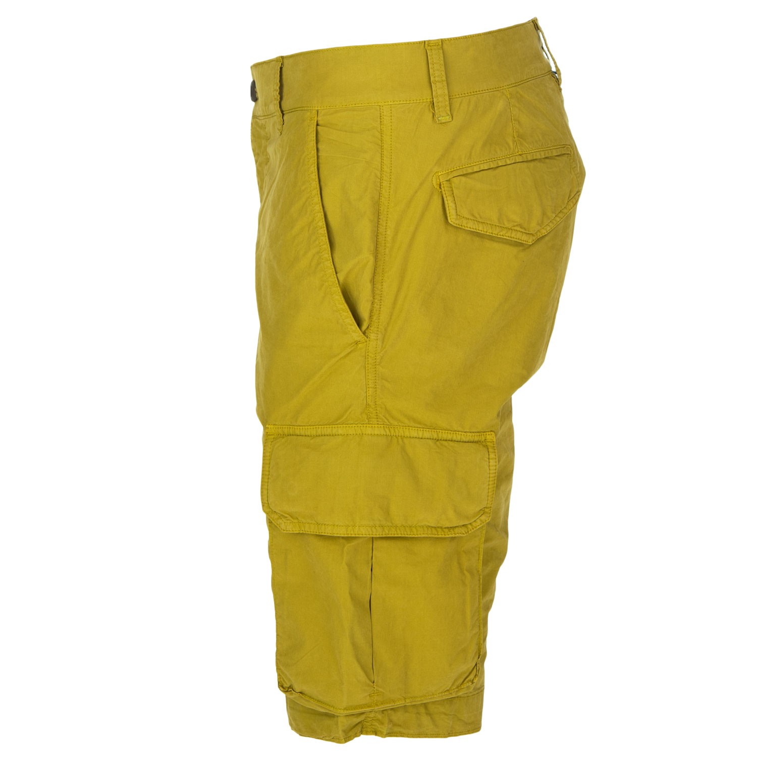 Mens yellow cargo shorts discount