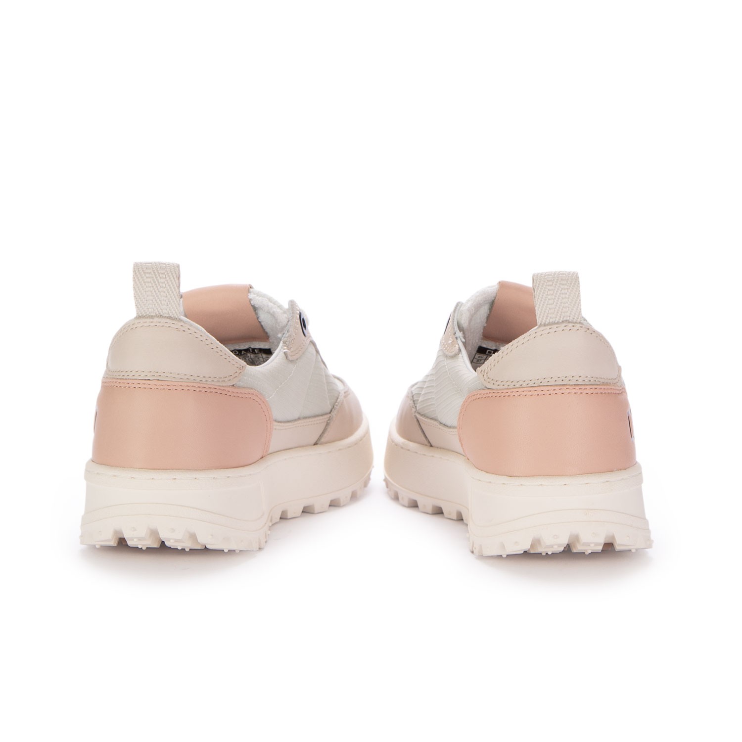 【DATE】KDUE Hybrid Sneakers Sneakers in canvas and suede Kdue hybrid White-celeste DATE