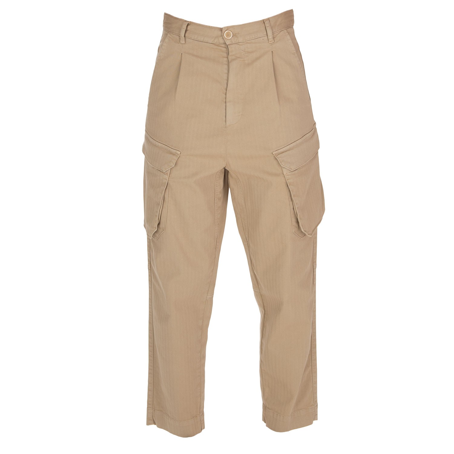 Pantaloni cargo beige shop