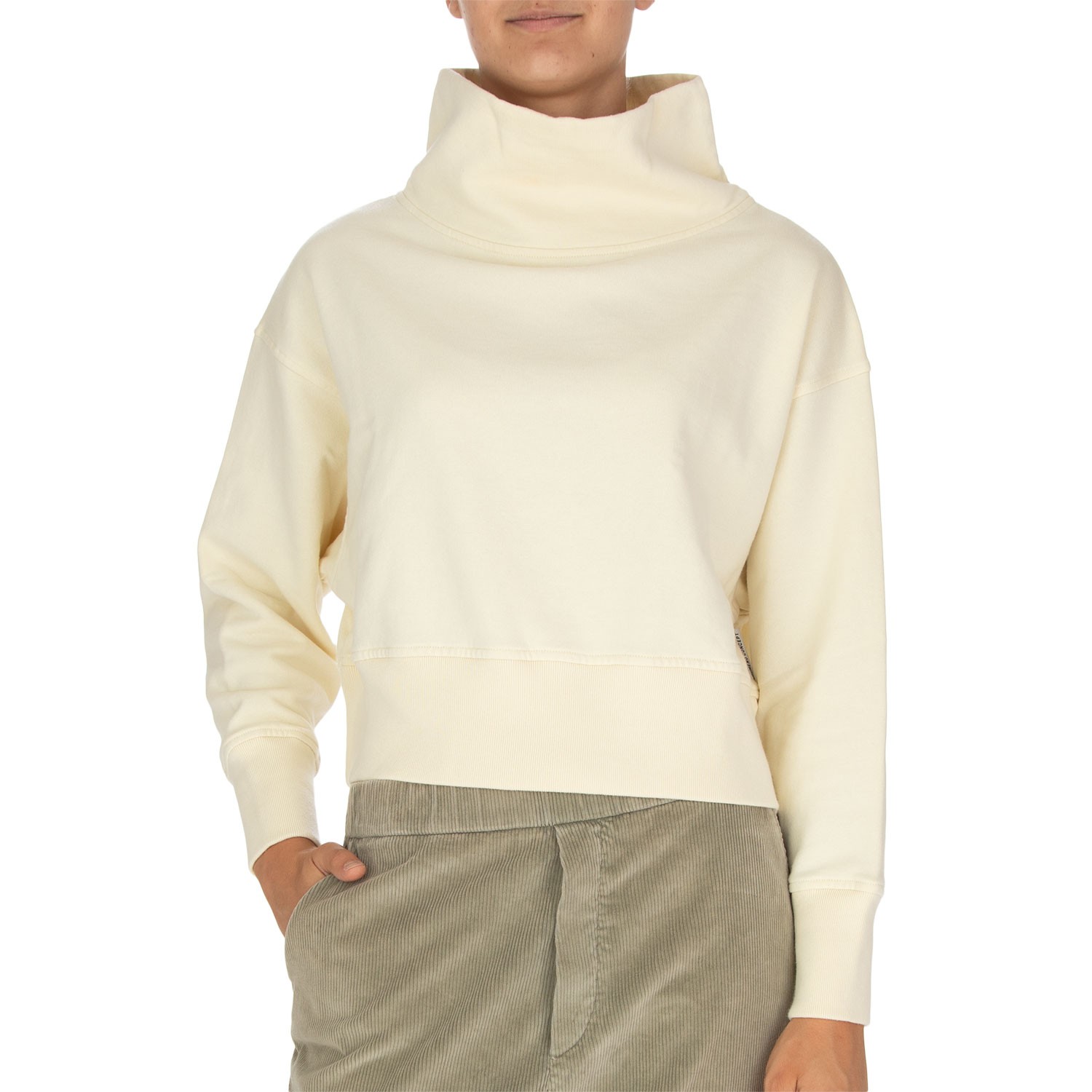 Maglioncino bianco collo alto clearance