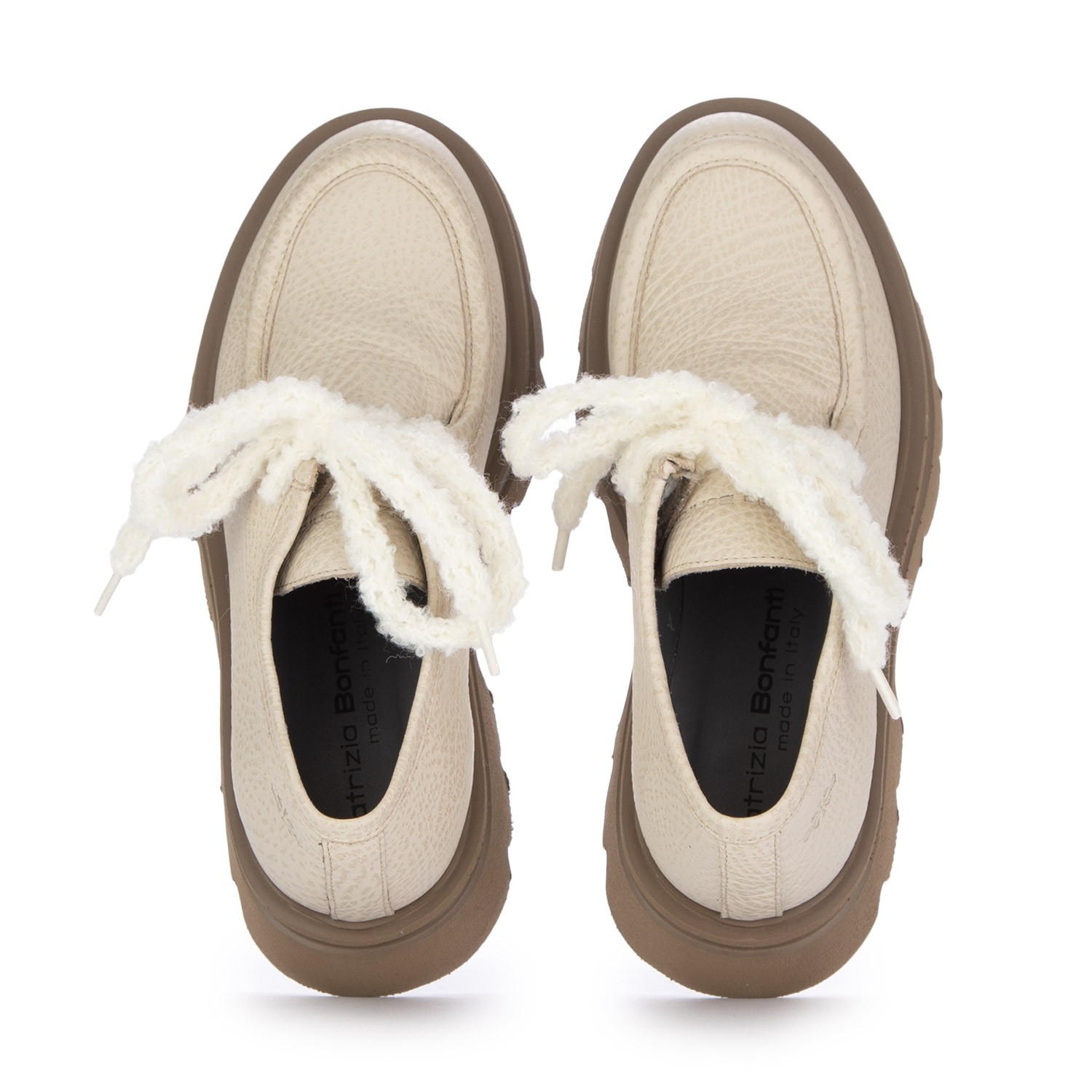 Flat Shoes Patrizia Bonfanti Igny Bisonte Beige Shop at Derna