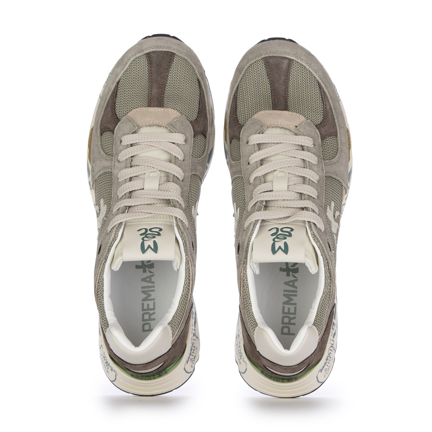 スニーカー PREMIATA Men Sneakers MOERUN7301 Grey Premiata Moerund 7301 Grey Men's Sneakers Rich In Details