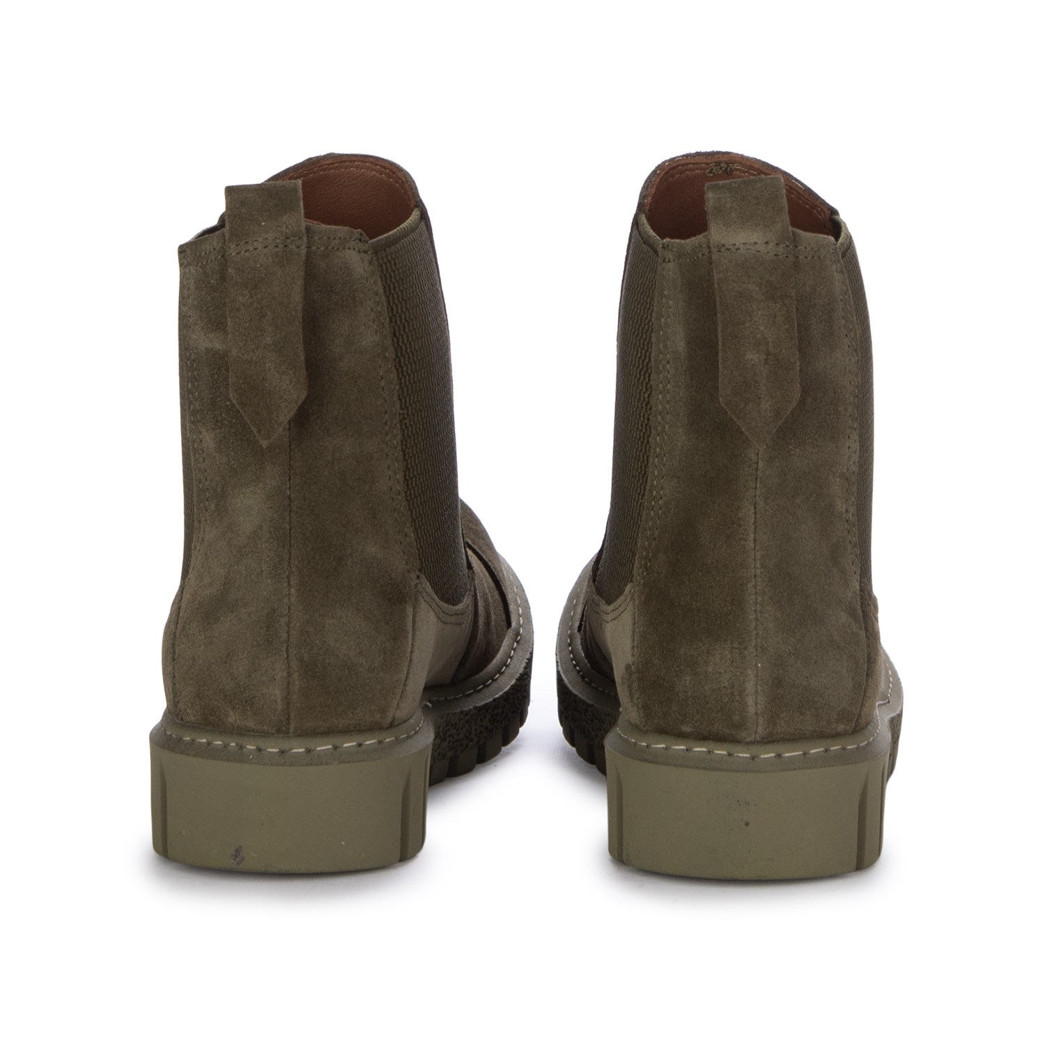 Green suede chelsea boots womens new arrivals