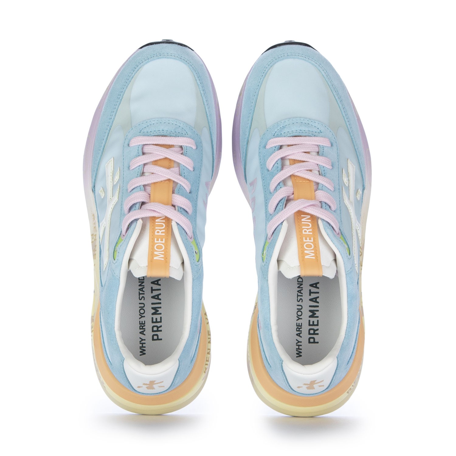 スニーカー PREMIATA Women Sneakers MOERUND7468 Blue Sneaker Blu Premiata - Le Follie Shop