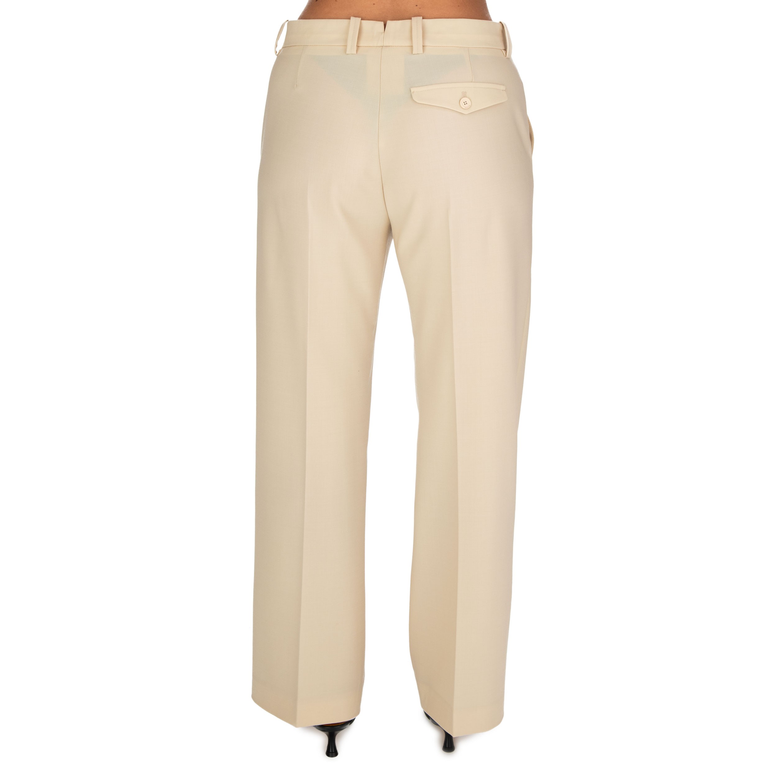 パンツ SEMI COUTURE Women Straight Pants Y5SM14V560 Beige SEMI COUTURE Women Straight Pants Y5SM14V560 Beige