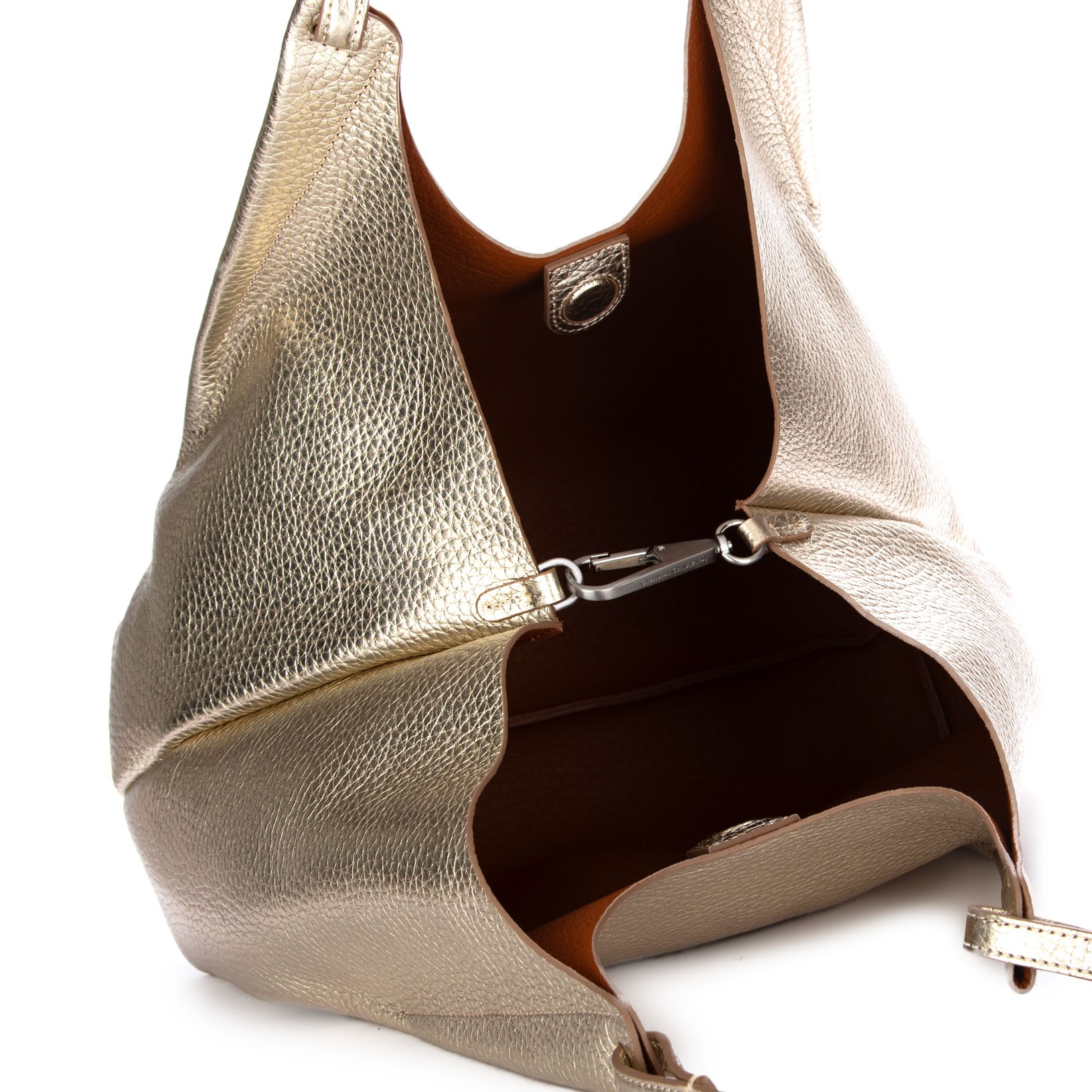 Women's Shoulder Bag Gianni Chiarini Dua Light gold | Shop