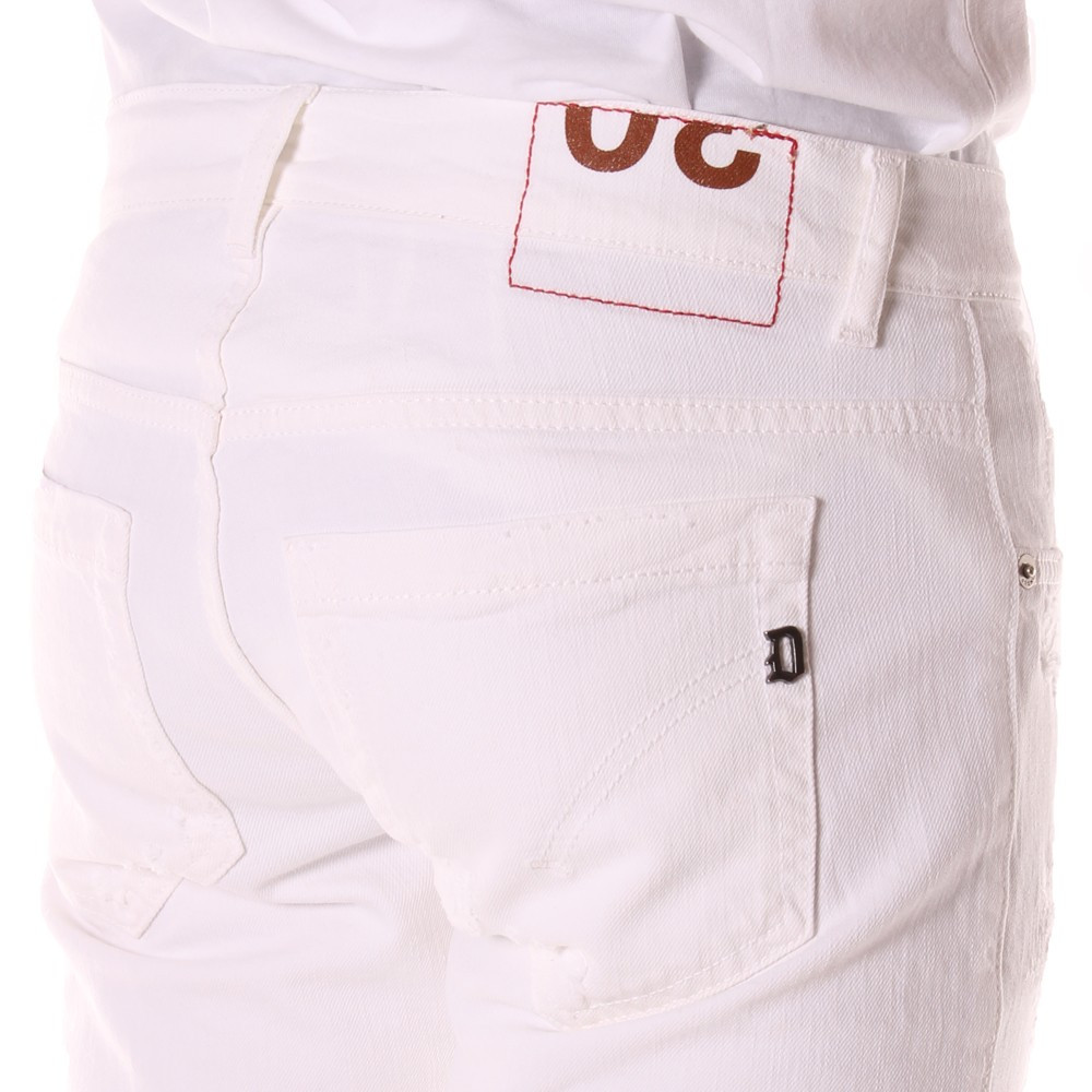 MEN S JEANS DONDUP BS015U WHITE derna